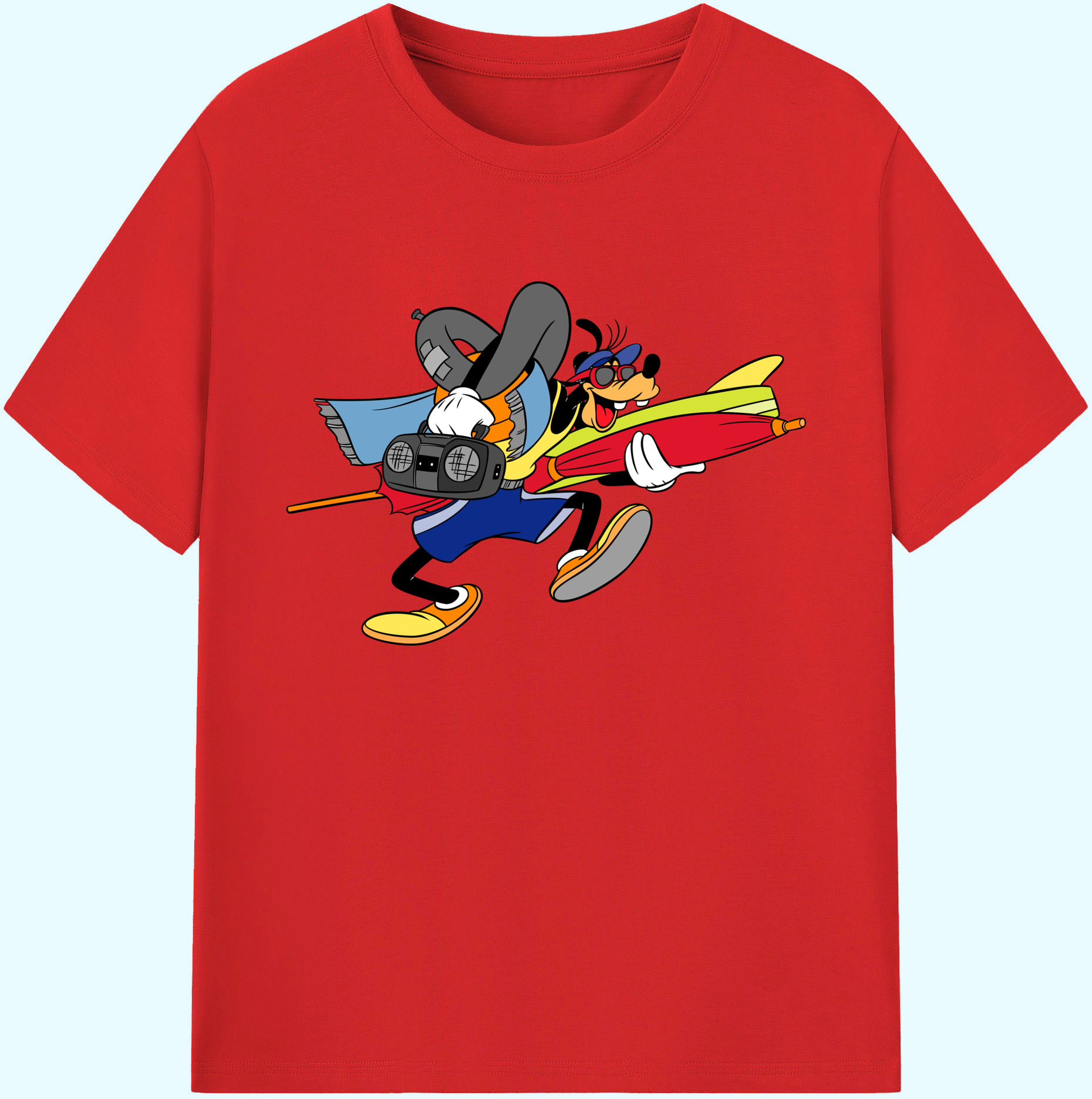 ミッキーマウス Mickey Mouse 綿100％ メンズ半袖Tシャツ｜肌触りやわらか＆通気性