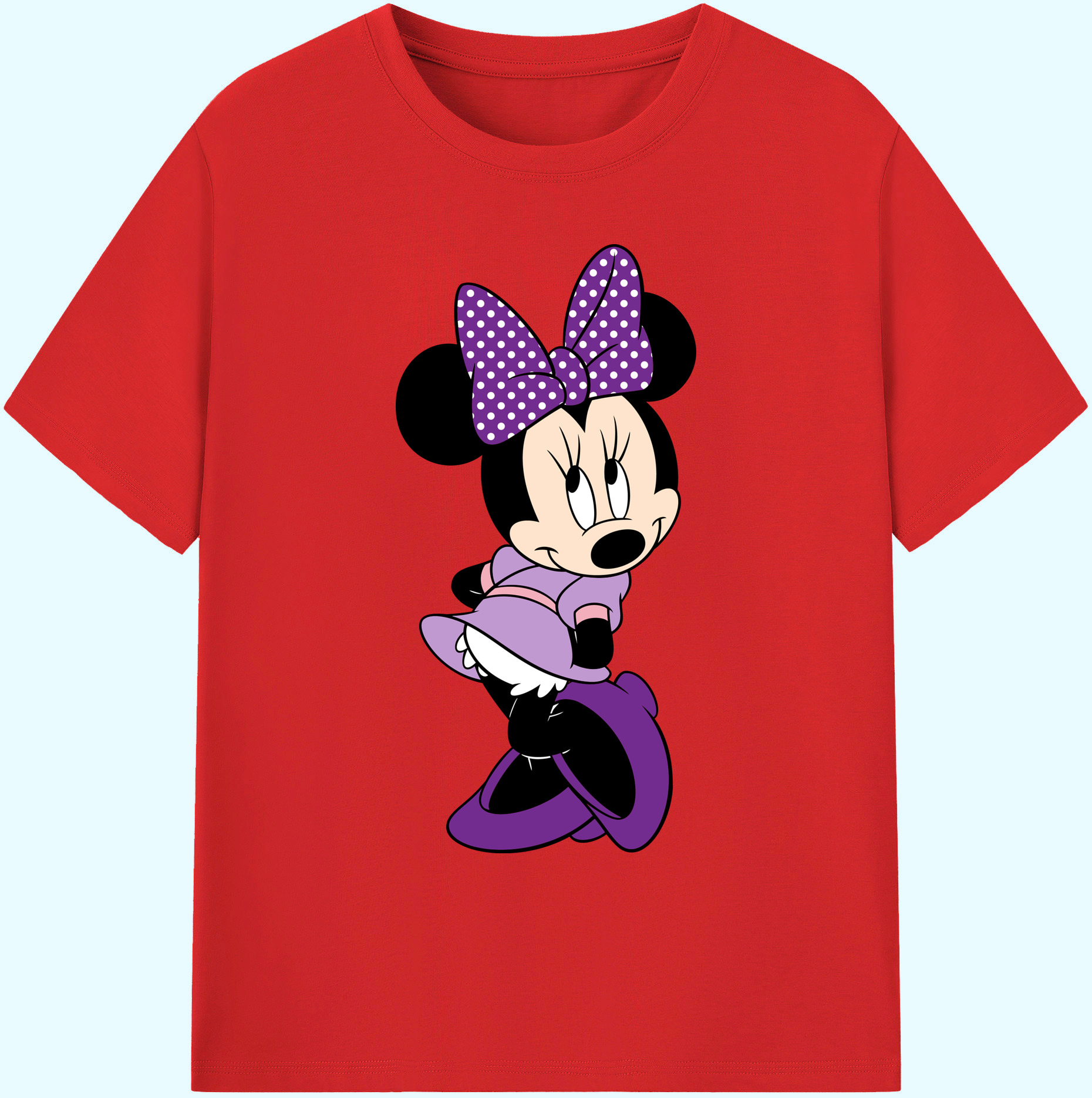 ミッキーマウス Mickey Mouse 綿100％ メンズ半袖Tシャツ｜肌触りやわらか＆通気性
