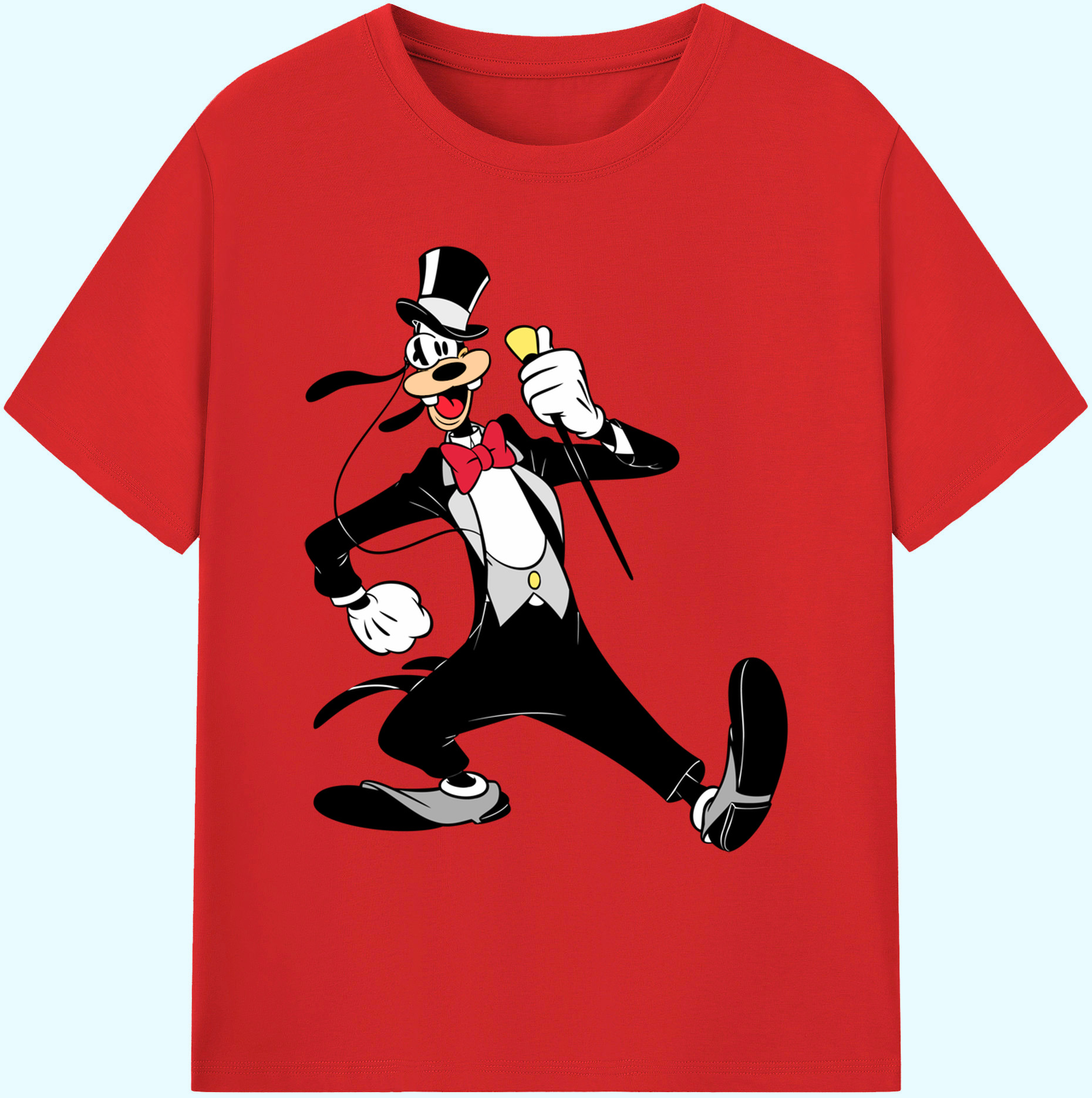 ミッキーマウス Mickey Mouse 綿100％ メンズ半袖Tシャツ｜肌触りやわらか＆通気性