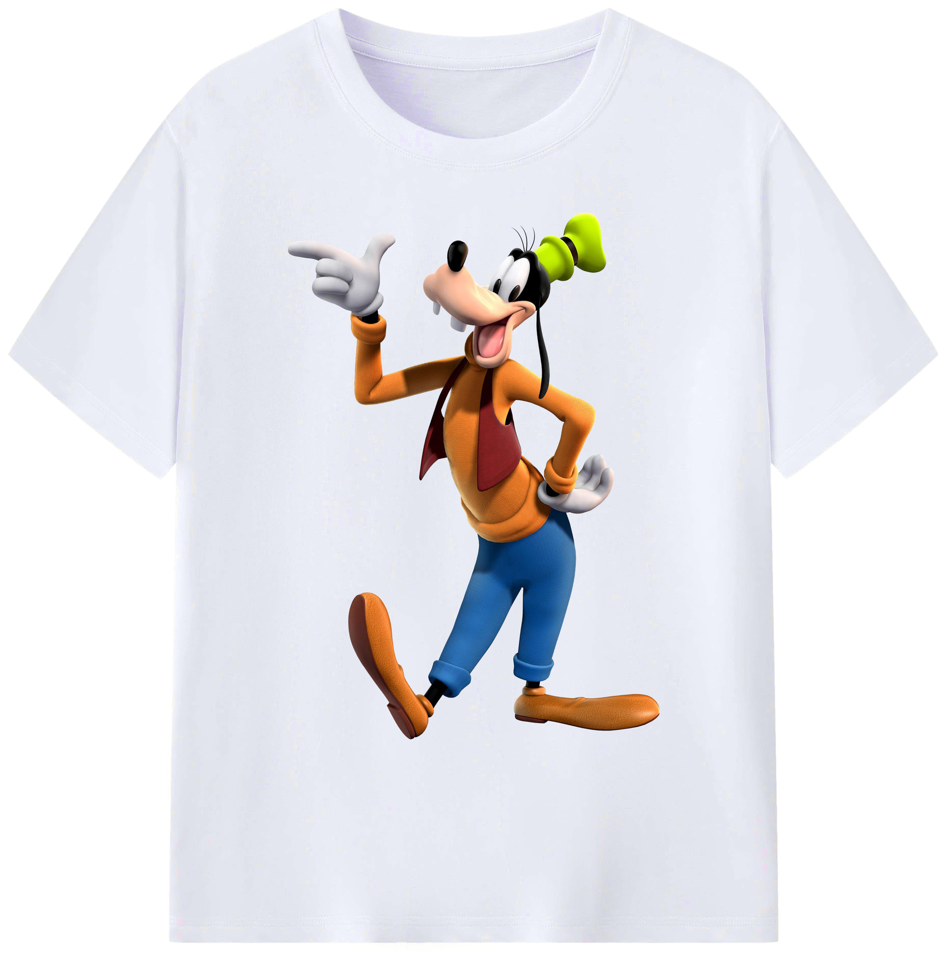 ミッキーマウス Mickey Mouse 綿100％ メンズ半袖Tシャツ｜肌触りやわらか＆通気性