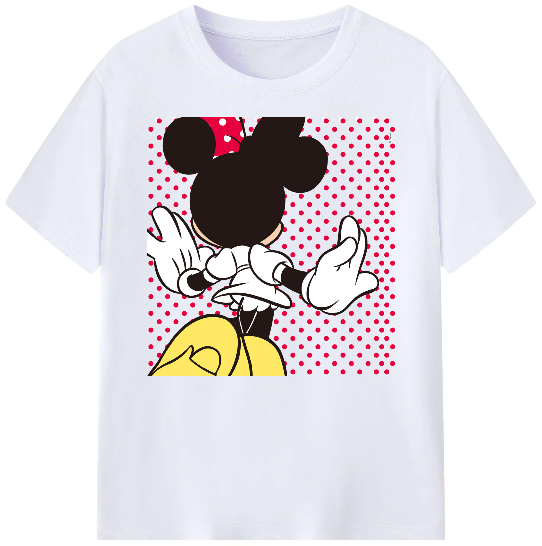 ミッキーマウス Mickey Mouse 綿100％ メンズ半袖Tシャツ｜肌触りやわらか＆通気性