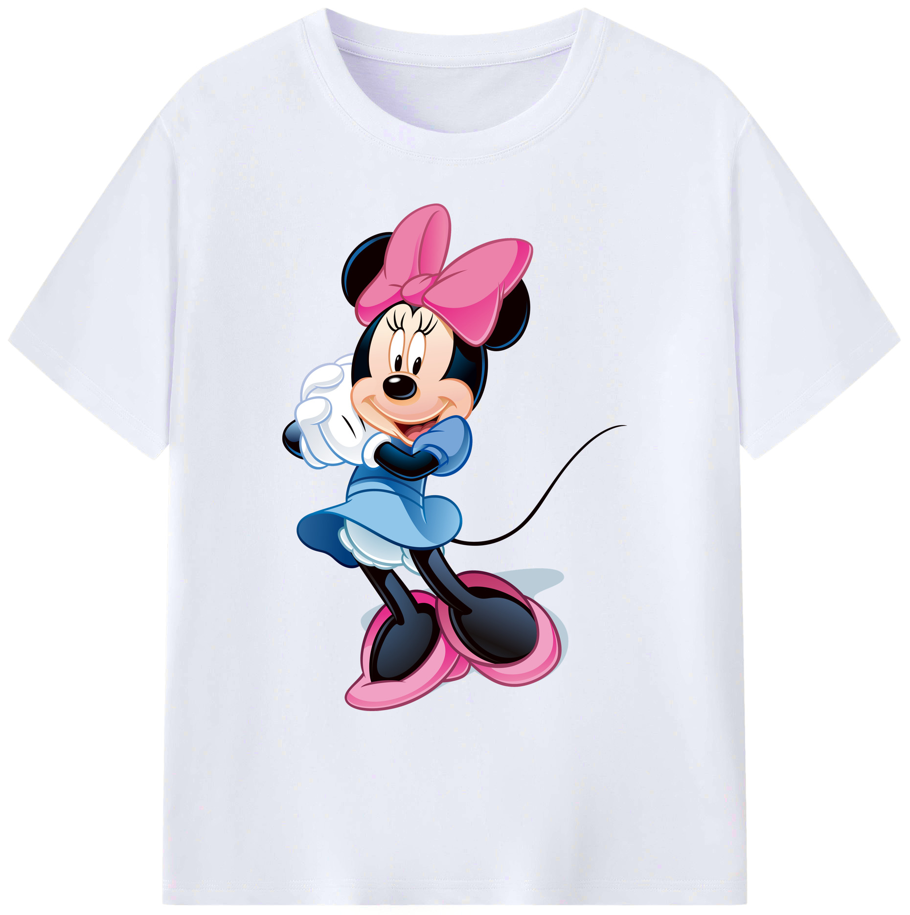 ミッキーマウス Mickey Mouse 綿100％ メンズ半袖Tシャツ｜肌触りやわらか＆通気性