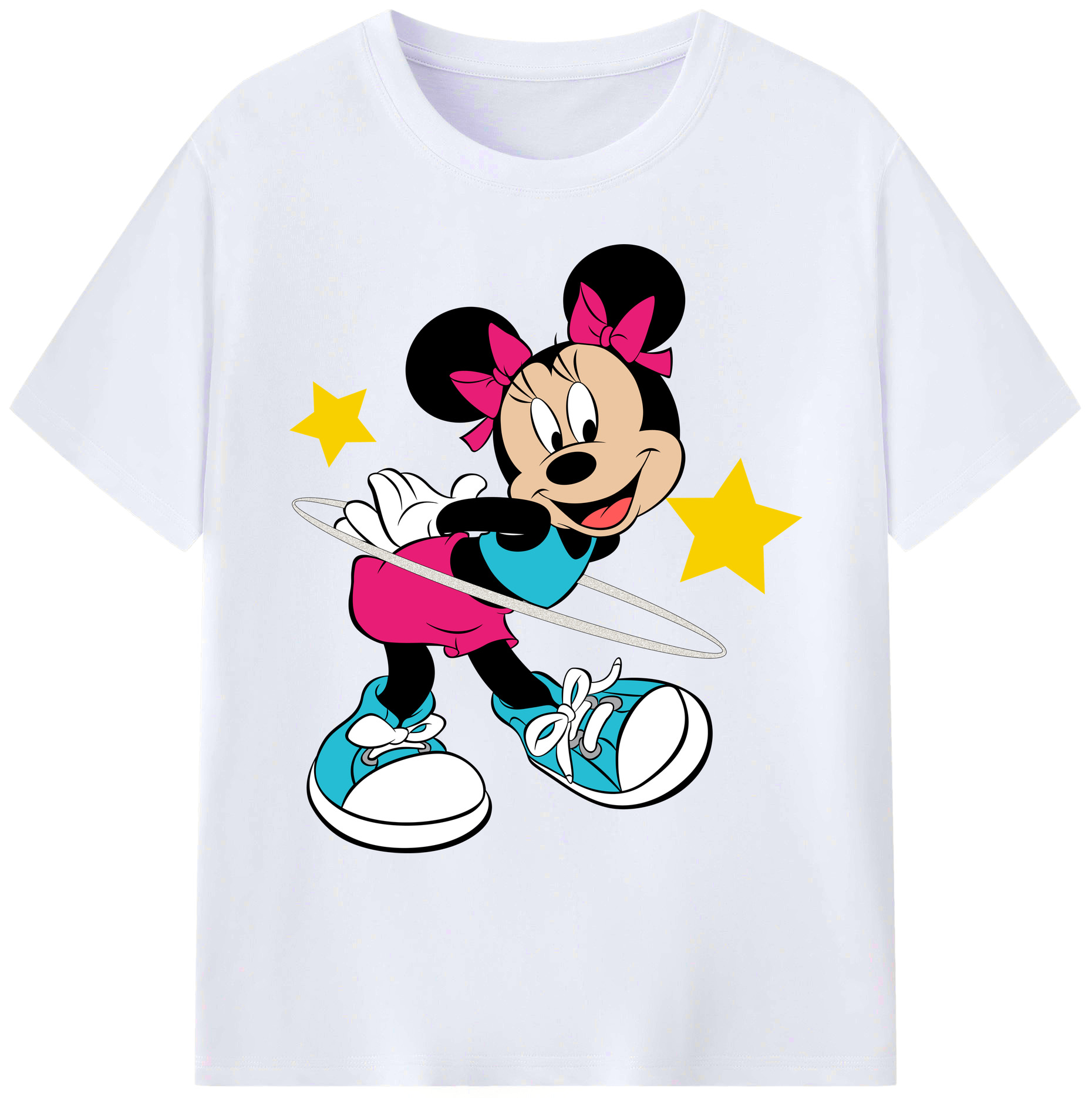 ミッキーマウス Mickey Mouse 綿100％ メンズ半袖Tシャツ｜肌触りやわらか＆通気性