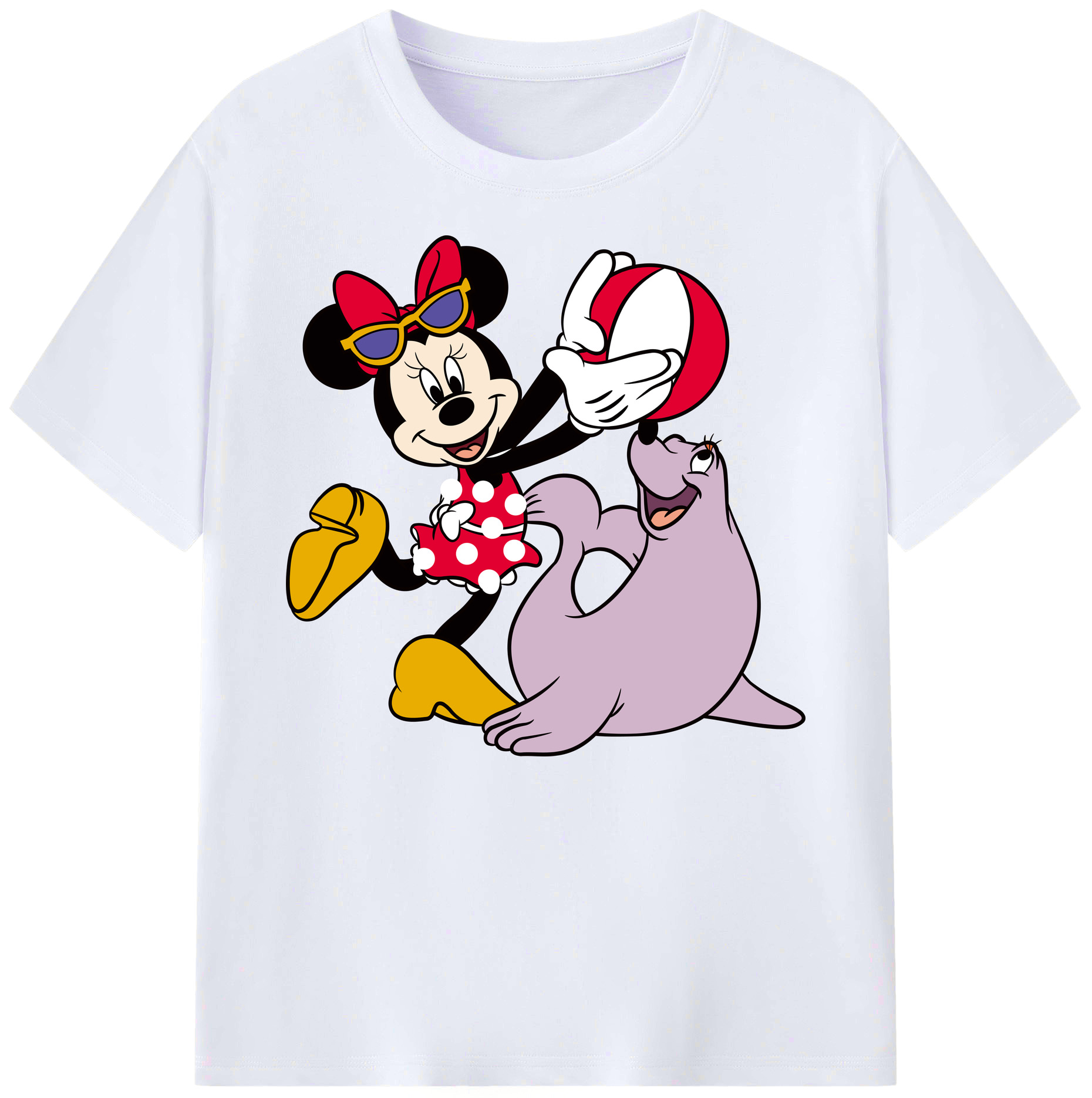 ミッキーマウス Mickey Mouse 綿100％ メンズ半袖Tシャツ｜肌触りやわらか＆通気性