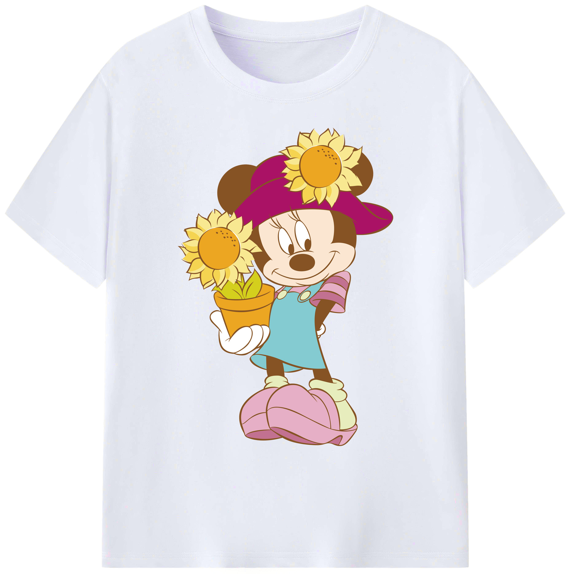 ミッキーマウス Mickey Mouse 綿100％ メンズ半袖Tシャツ｜肌触りやわらか＆通気性