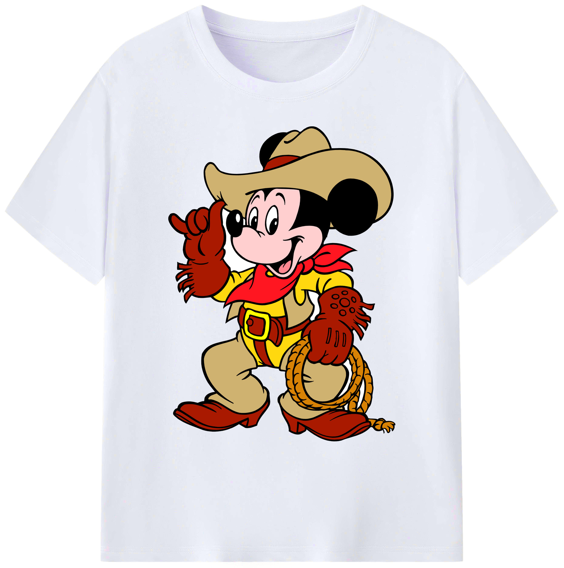 ミッキーマウス Mickey Mouse 綿100％ メンズ半袖Tシャツ｜肌触りやわらか＆通気性
