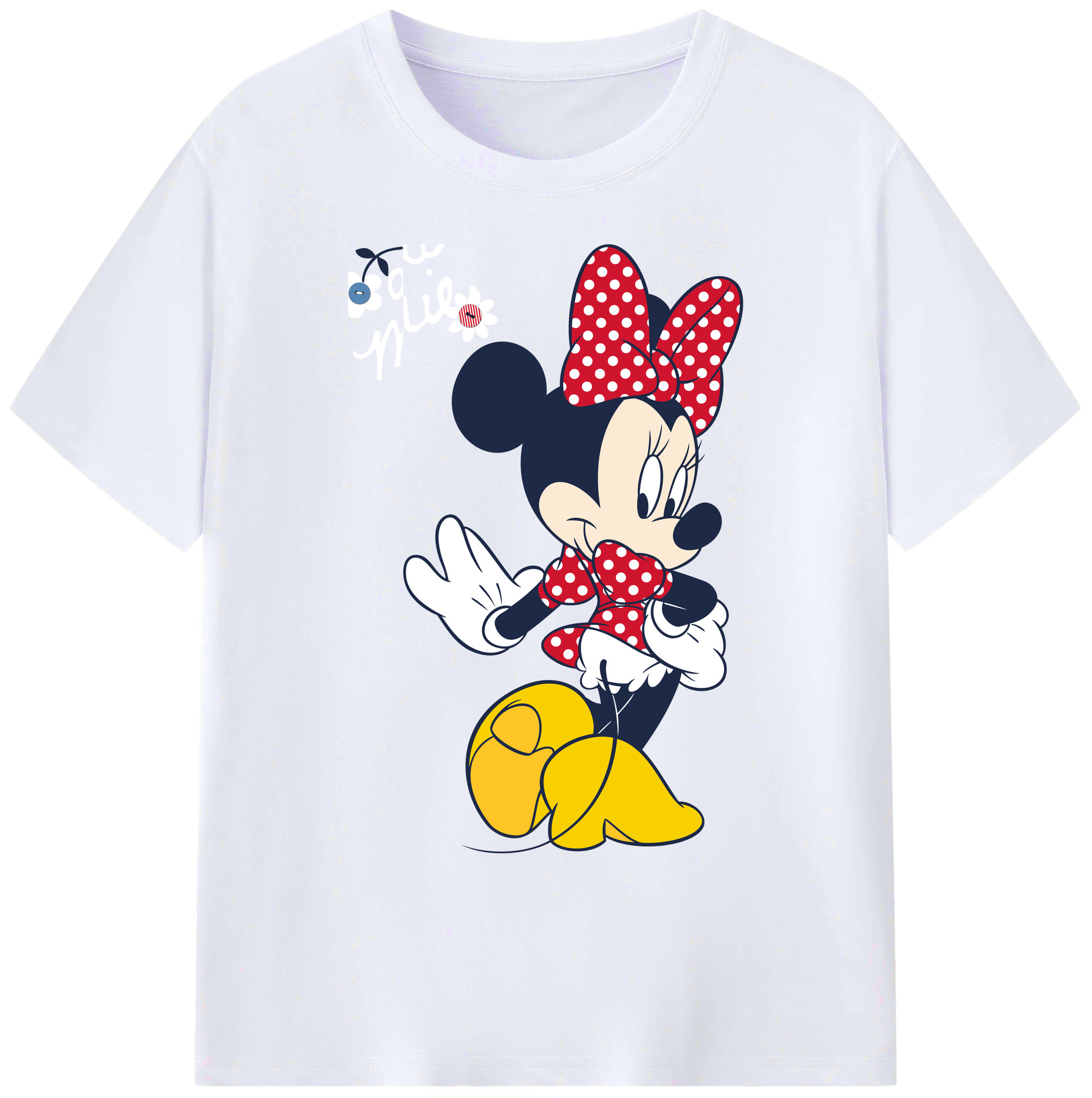 （画像用） ミッキーマウス Mickey Mouse 綿100％ メンズ半袖Tシャツ｜肌触りやわらか＆通気性