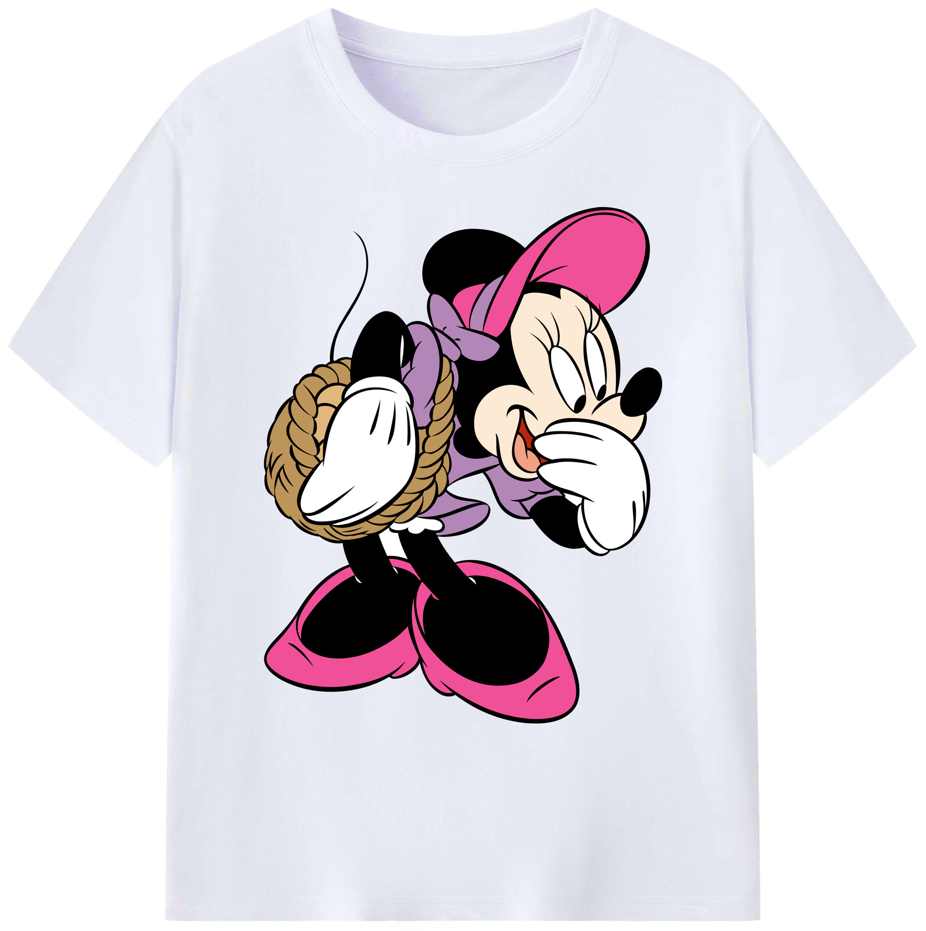 ミッキーマウス Mickey Mouse 綿100％ メンズ半袖Tシャツ｜肌触りやわらか＆通気性