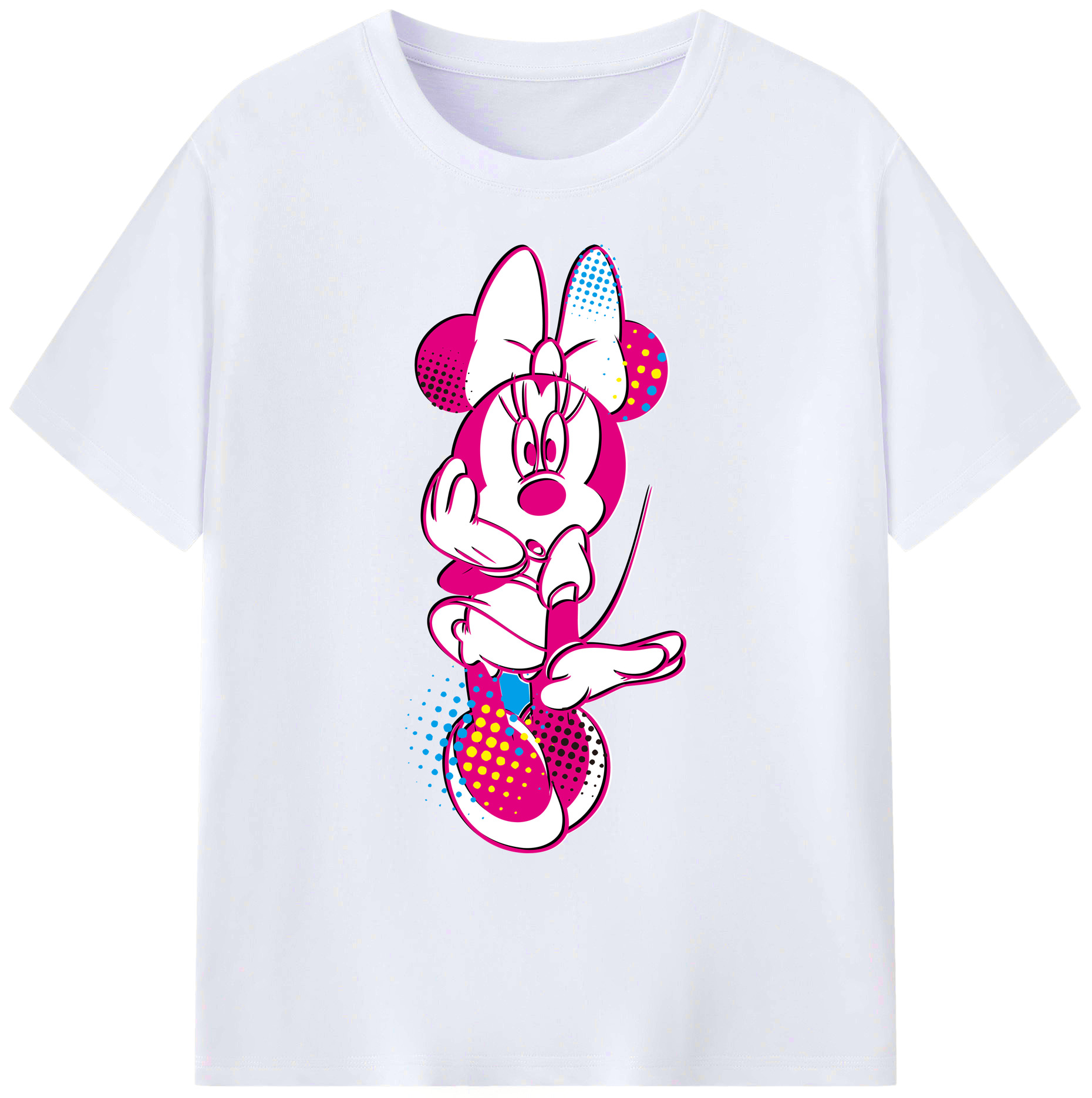 ミッキーマウス Mickey Mouse 綿100％ メンズ半袖Tシャツ｜肌触りやわらか＆通気性