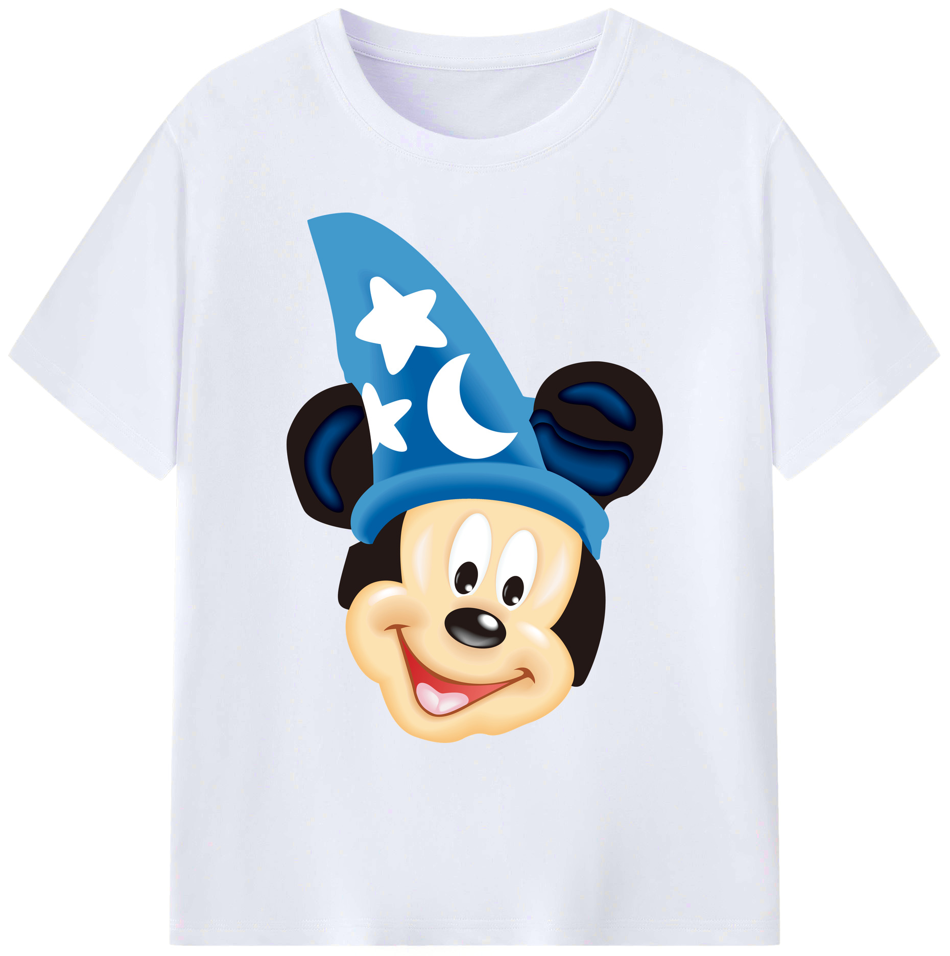 ミッキーマウス Mickey Mouse 綿100％ メンズ半袖Tシャツ｜肌触りやわらか＆通気性