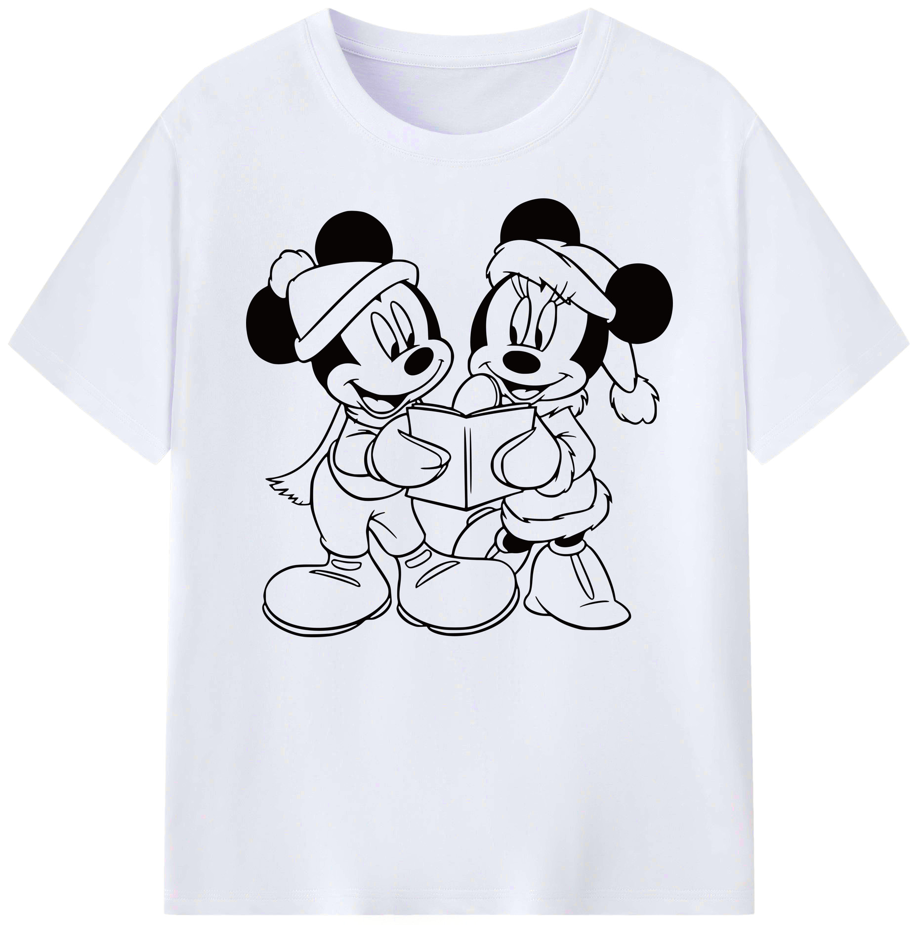 ミッキーマウス Mickey Mouse 綿100％ メンズ半袖Tシャツ｜肌触りやわらか＆通気性