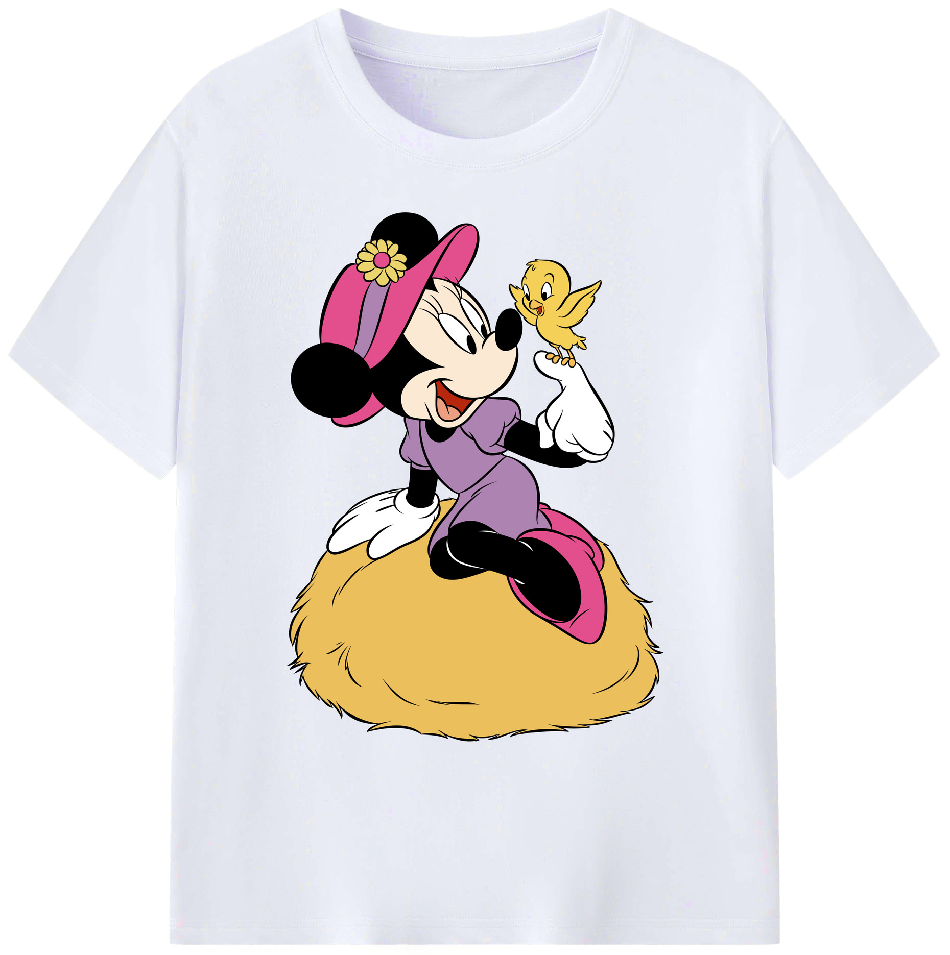 ミッキーマウス Mickey Mouse 綿100％ メンズ半袖Tシャツ｜肌触りやわらか＆通気性