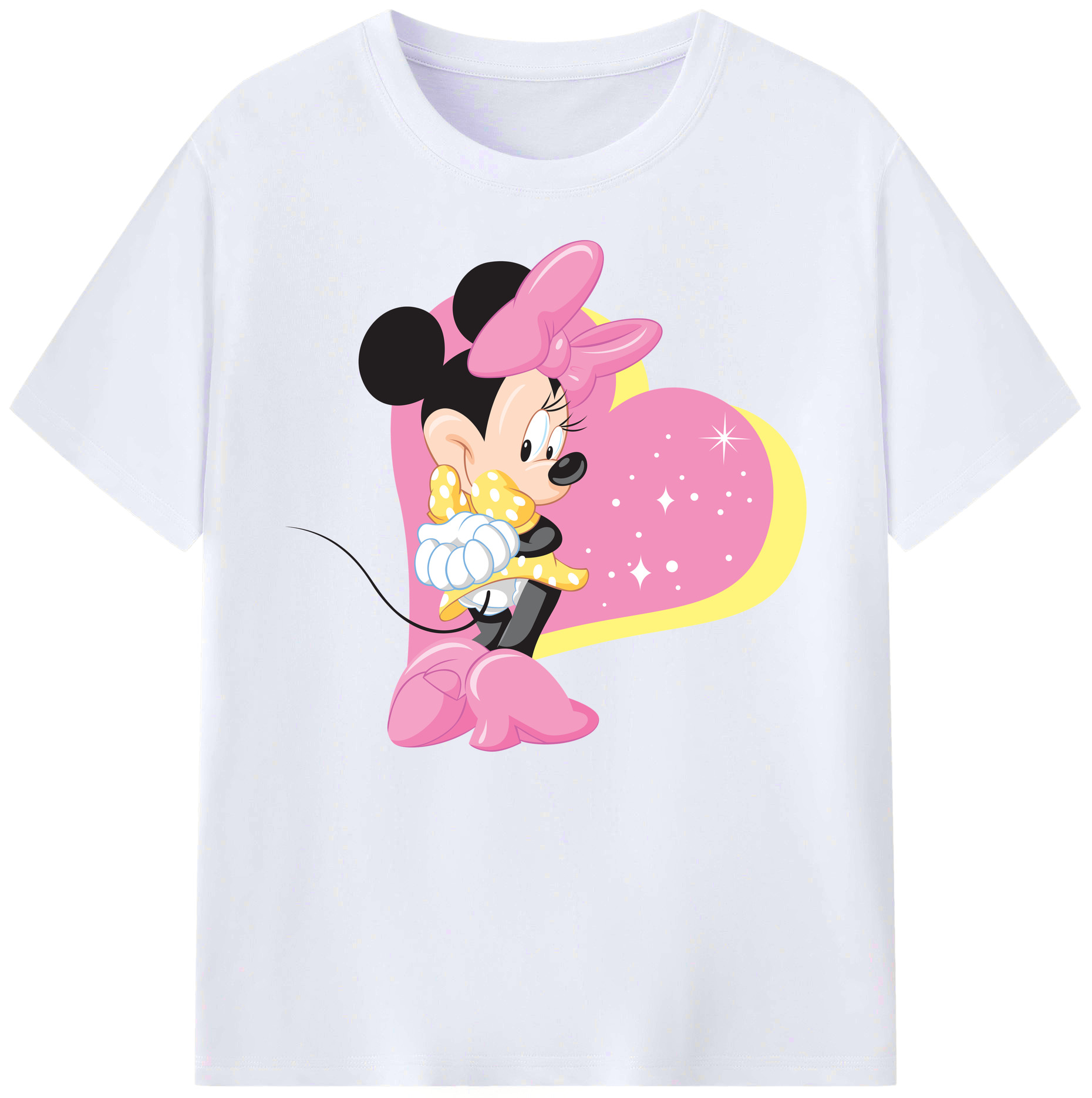 ミッキーマウス Mickey Mouse 綿100％ メンズ半袖Tシャツ｜肌触りやわらか＆通気性