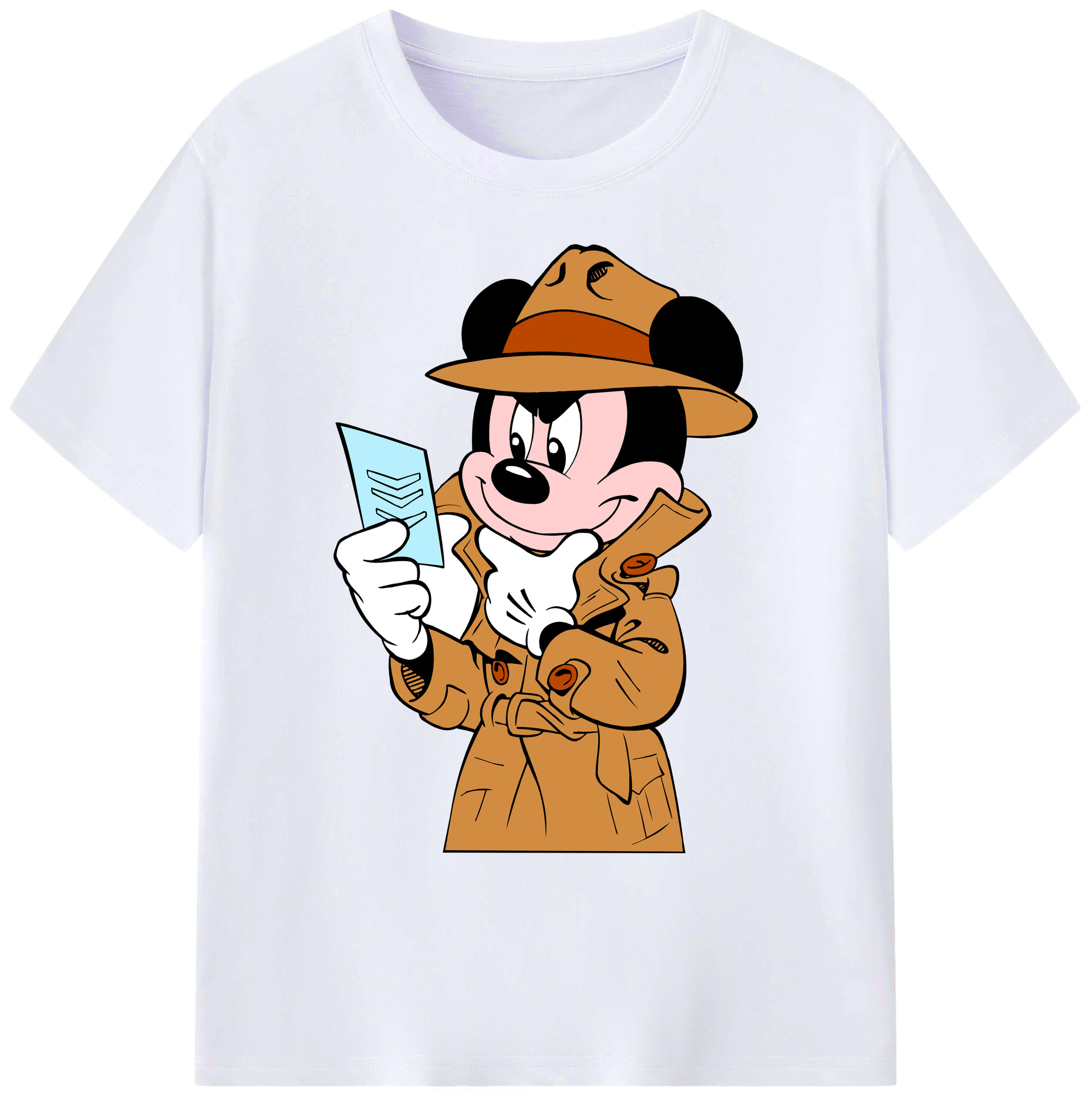 ミッキーマウス Mickey Mouse 綿100％ メンズ半袖Tシャツ｜肌触りやわらか＆通気性