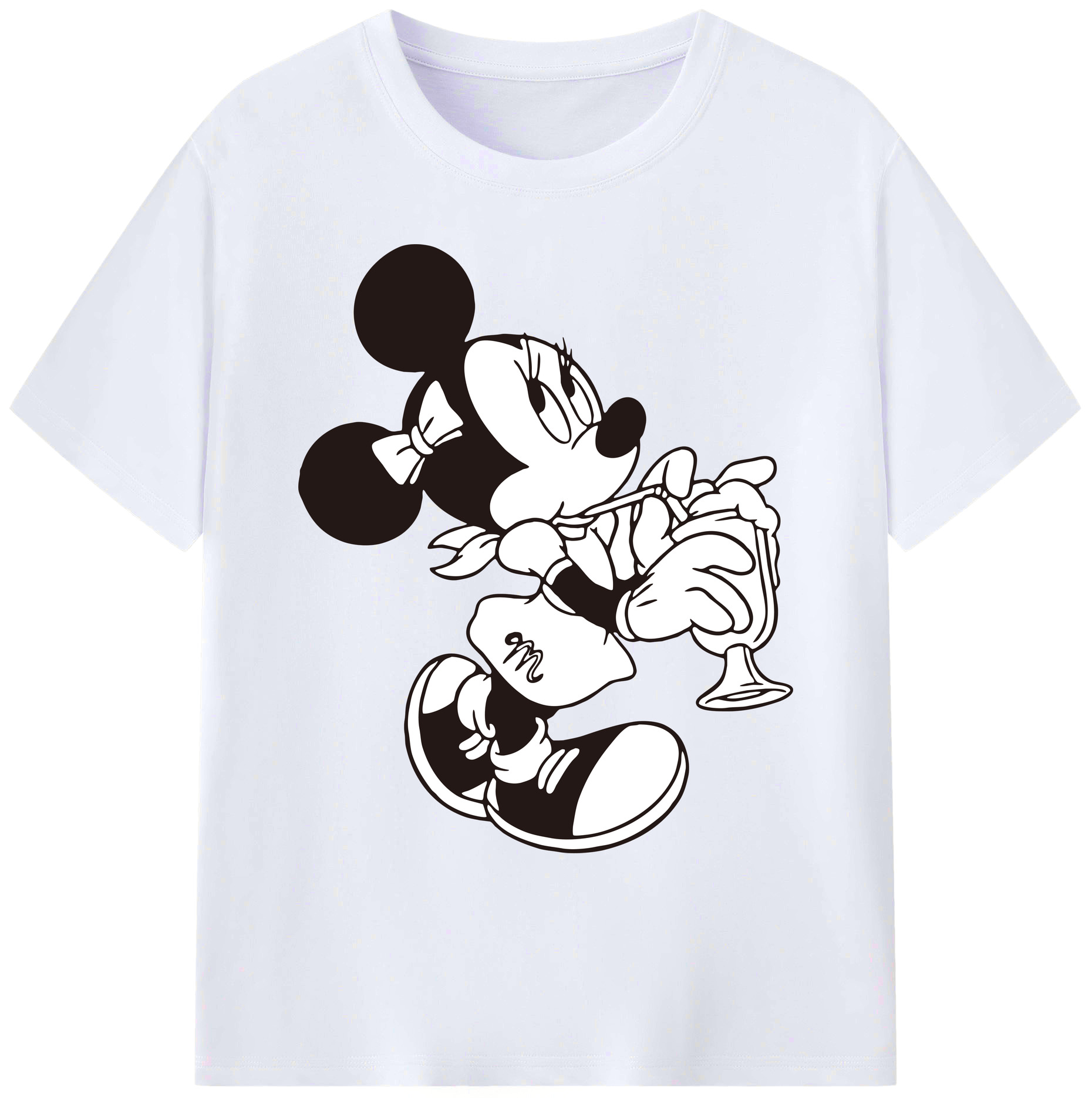 （画像用） ミッキーマウス Mickey Mouse 綿100％ メンズ半袖Tシャツ｜肌触りやわらか＆通気性