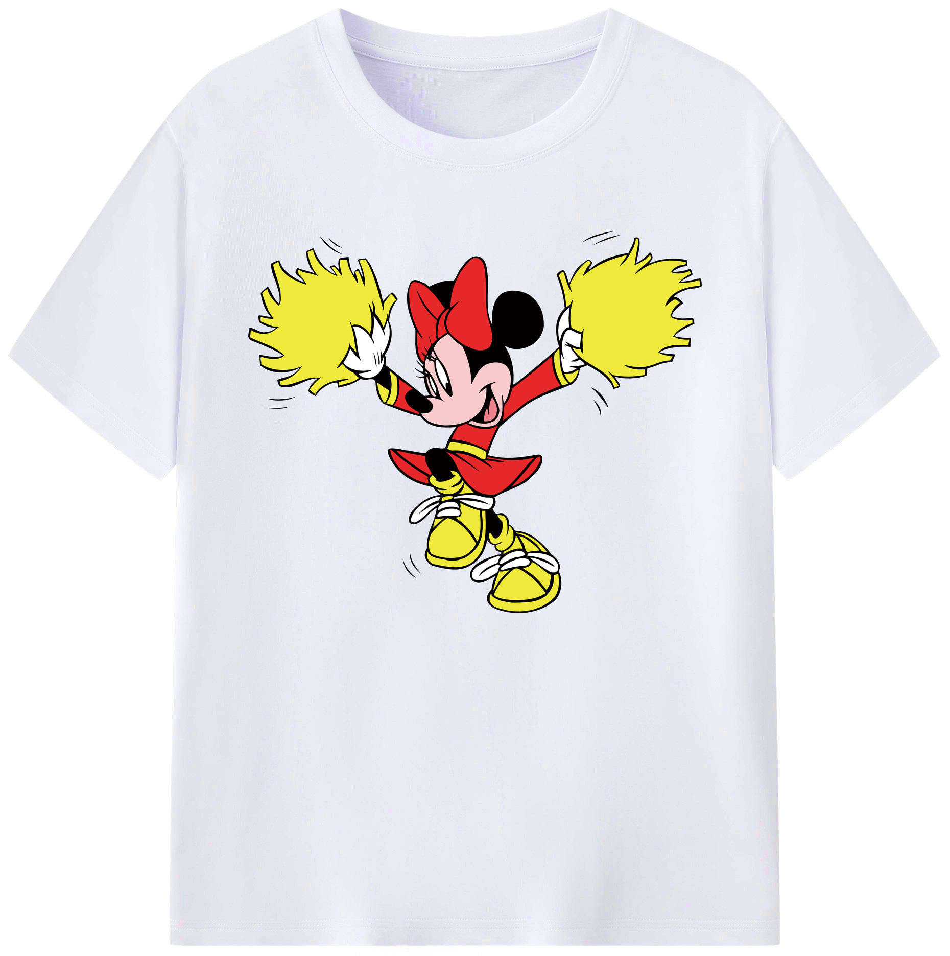 ミッキーマウス Mickey Mouse 綿100％ メンズ半袖Tシャツ｜肌触りやわらか＆通気性