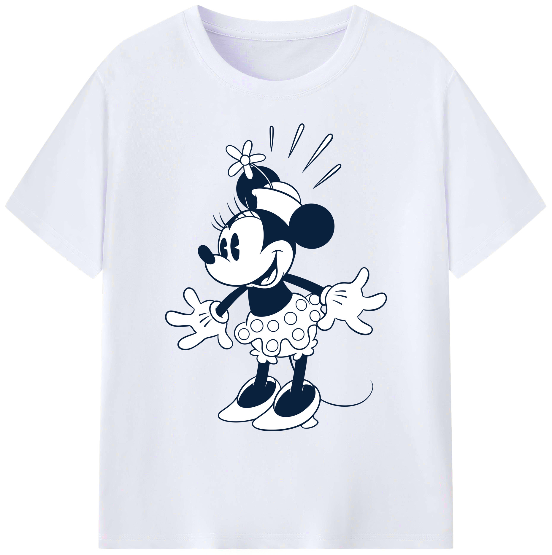 ミッキーマウス Mickey Mouse 綿100％ メンズ半袖Tシャツ｜肌触りやわらか＆通気性