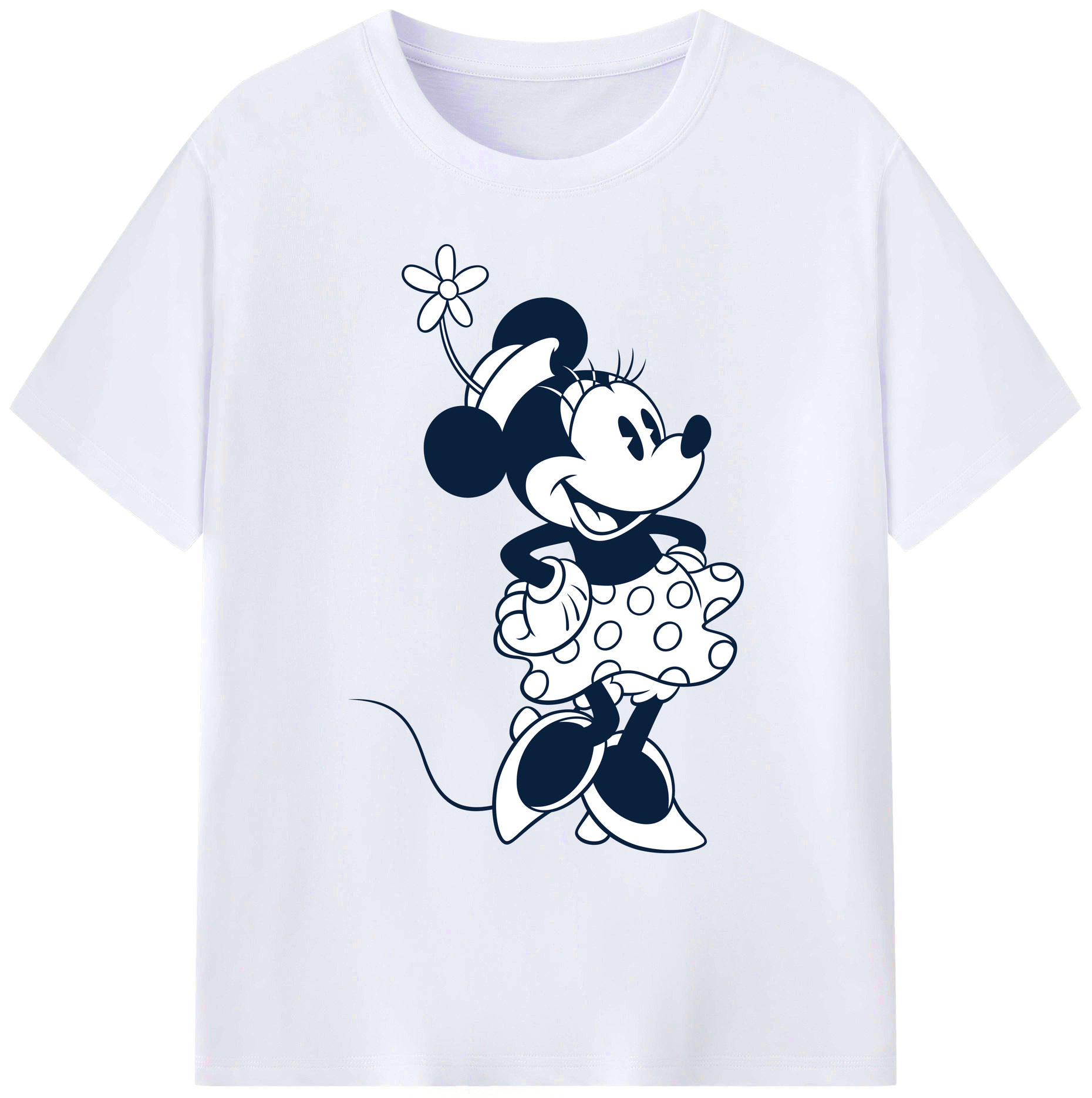 ミッキーマウス Mickey Mouse 綿100％ メンズ半袖Tシャツ｜肌触りやわらか＆通気性