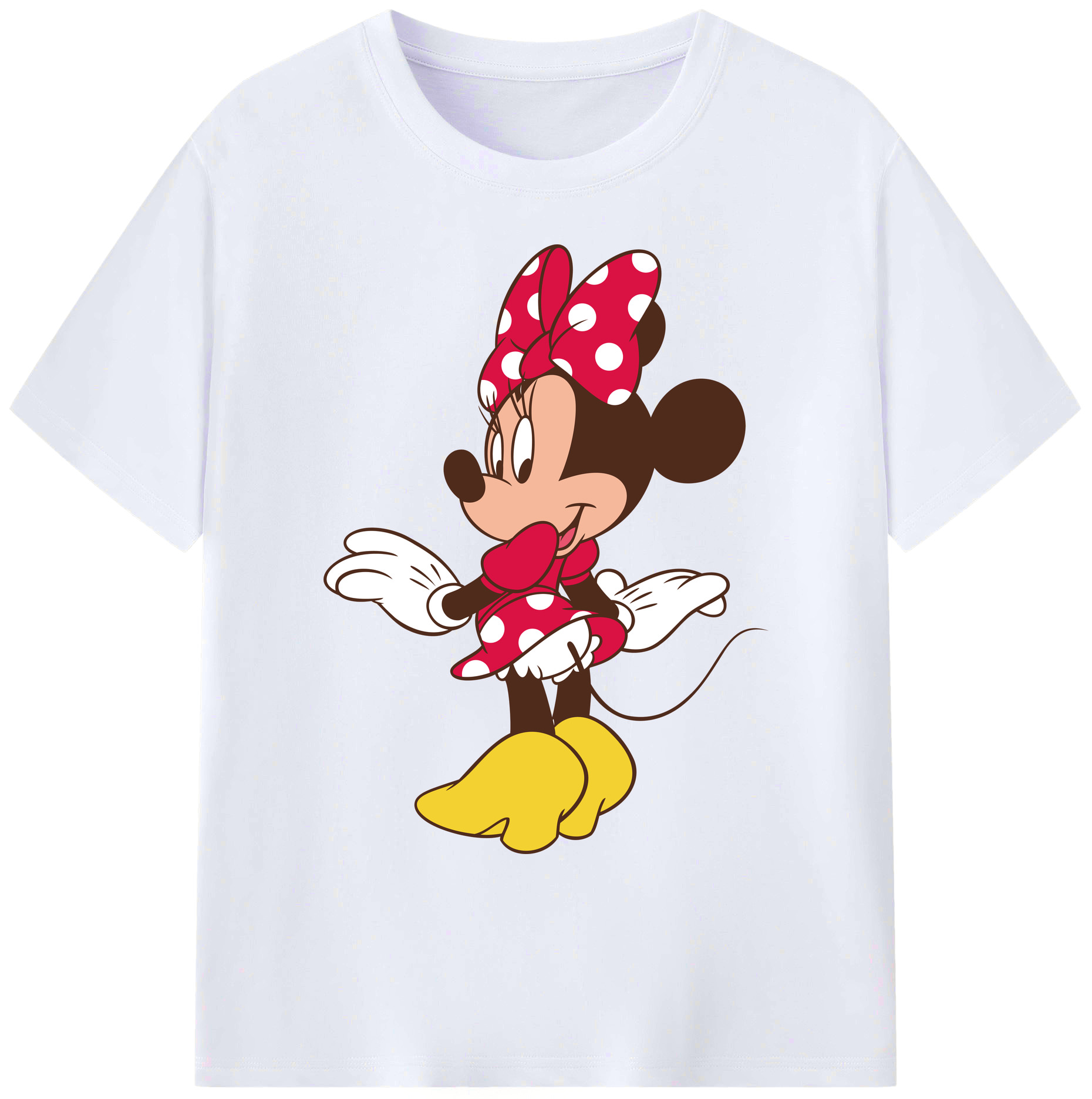 ミッキーマウス Mickey Mouse 綿100％ メンズ半袖Tシャツ｜肌触りやわらか＆通気性