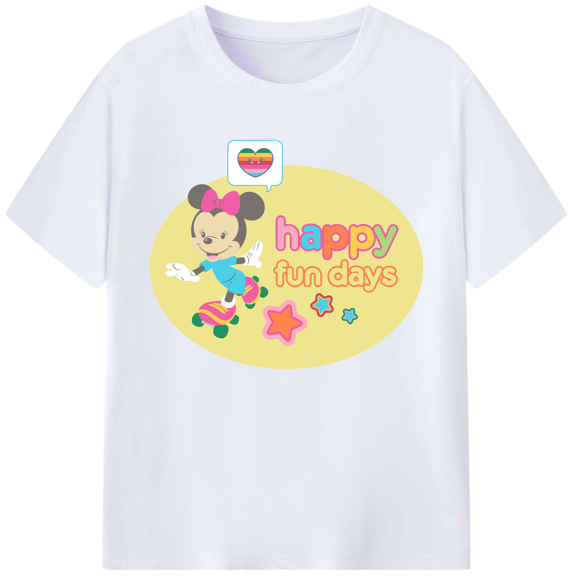 （画像用） ミッキーマウス Mickey Mouse 綿100％ メンズ半袖Tシャツ｜肌触りやわらか＆通気性