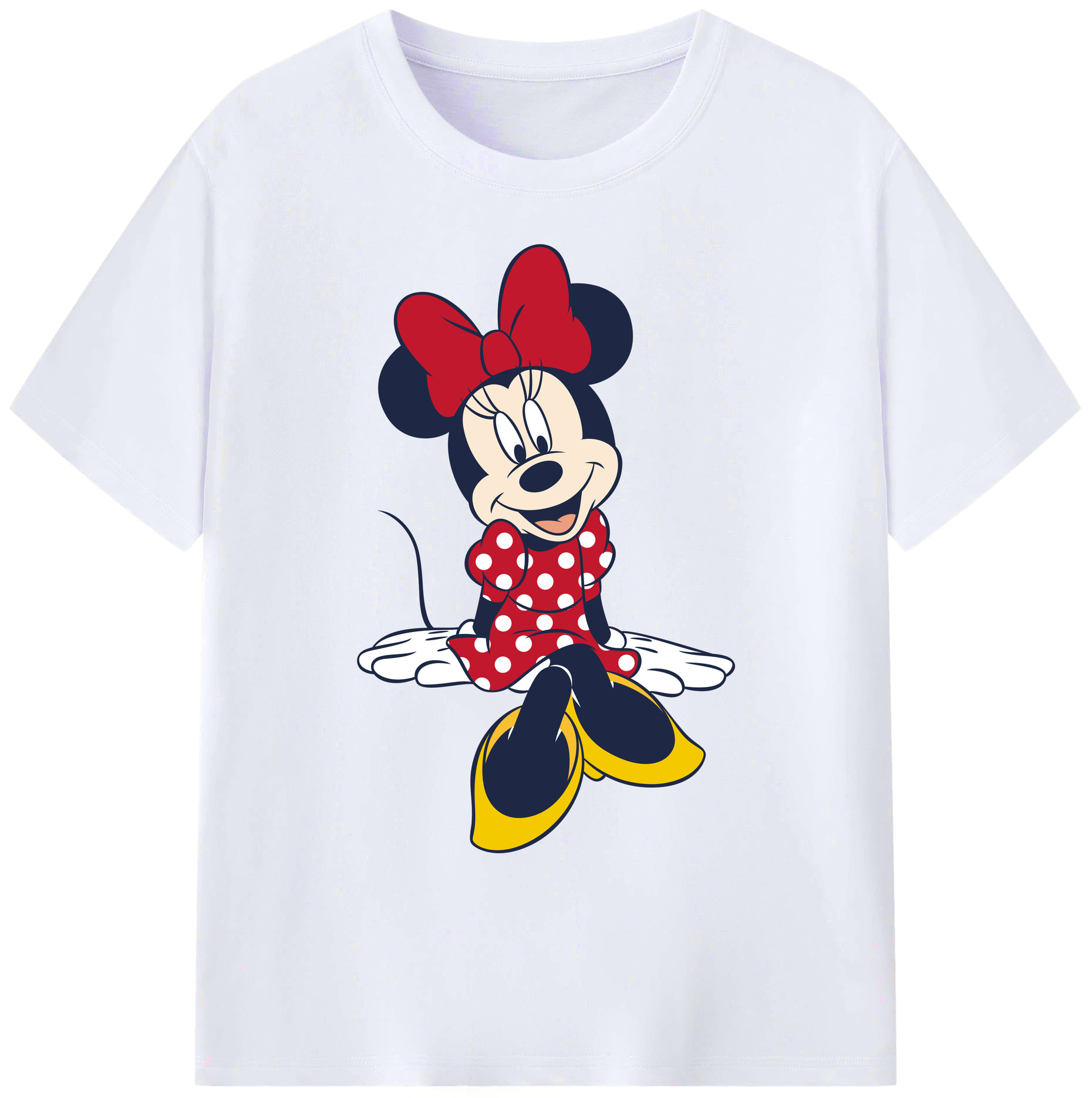 ミッキーマウス Mickey Mouse 綿100％ メンズ半袖Tシャツ｜肌触りやわらか＆通気性