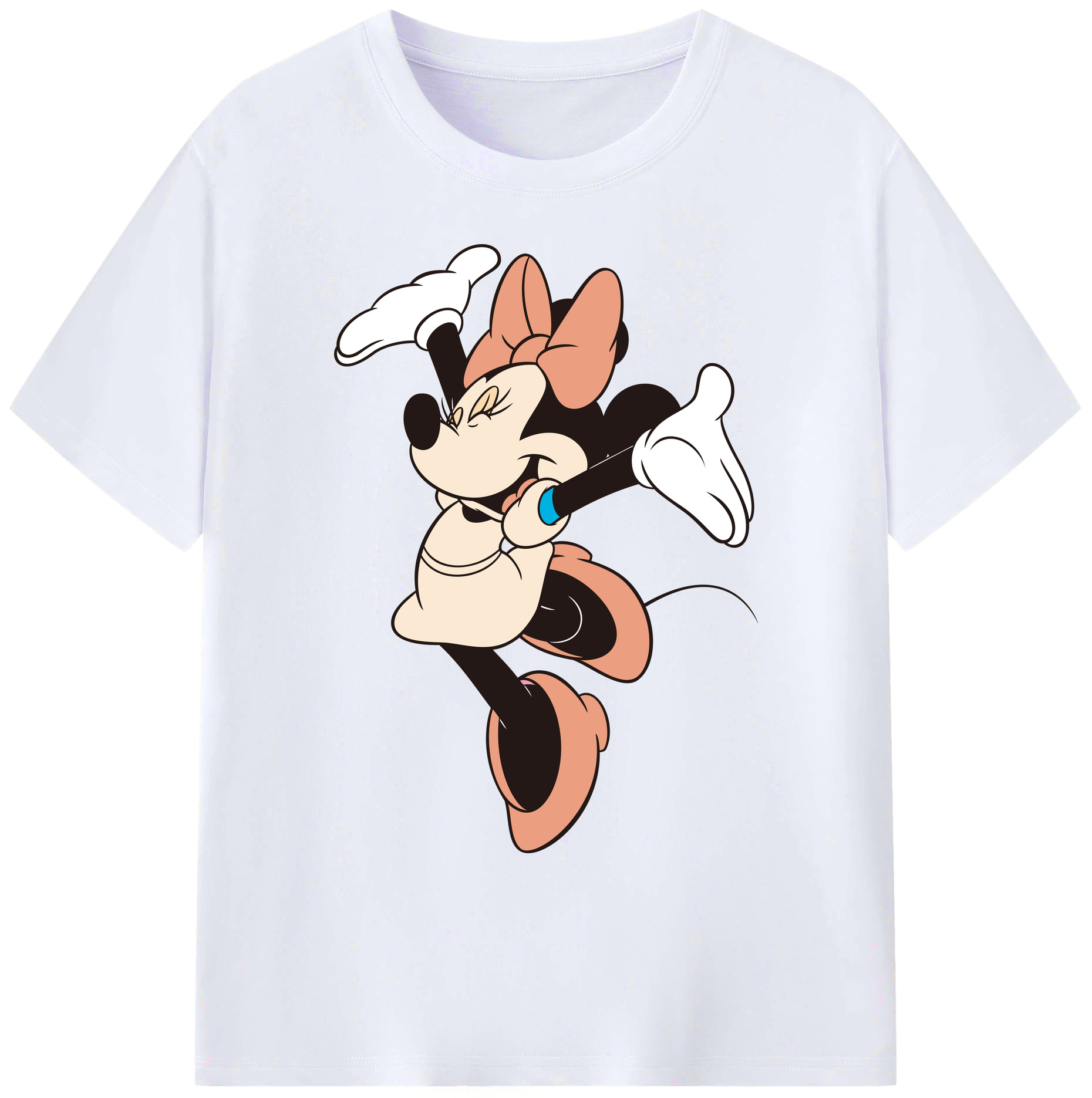 ミッキーマウス Mickey Mouse 綿100％ メンズ半袖Tシャツ｜肌触りやわらか＆通気性