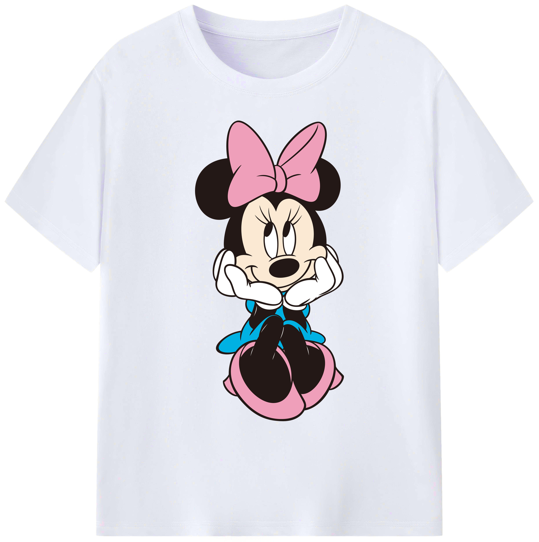 ミッキーマウス Mickey Mouse 綿100％ メンズ半袖Tシャツ｜肌触りやわらか＆通気性