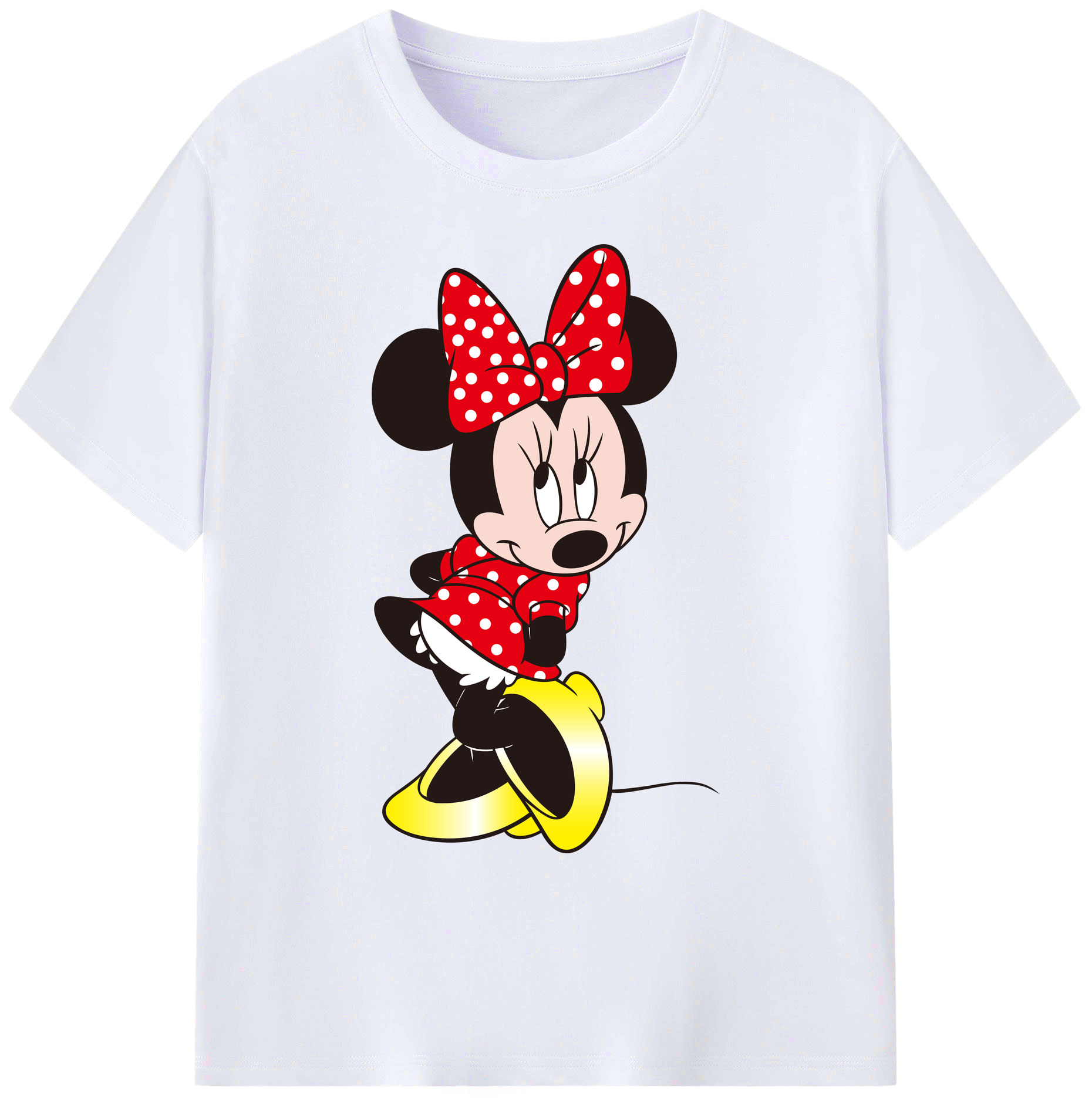 ミッキーマウス Mickey Mouse 綿100％ メンズ半袖Tシャツ｜肌触りやわらか＆通気性