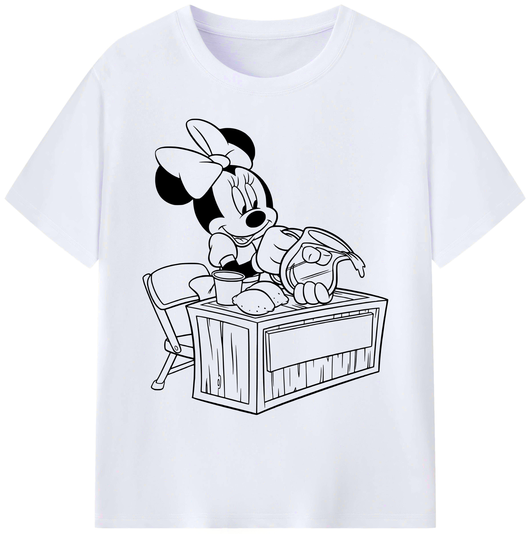 ミッキーマウス Mickey Mouse 綿100％ メンズ半袖Tシャツ｜肌触りやわらか＆通気性
