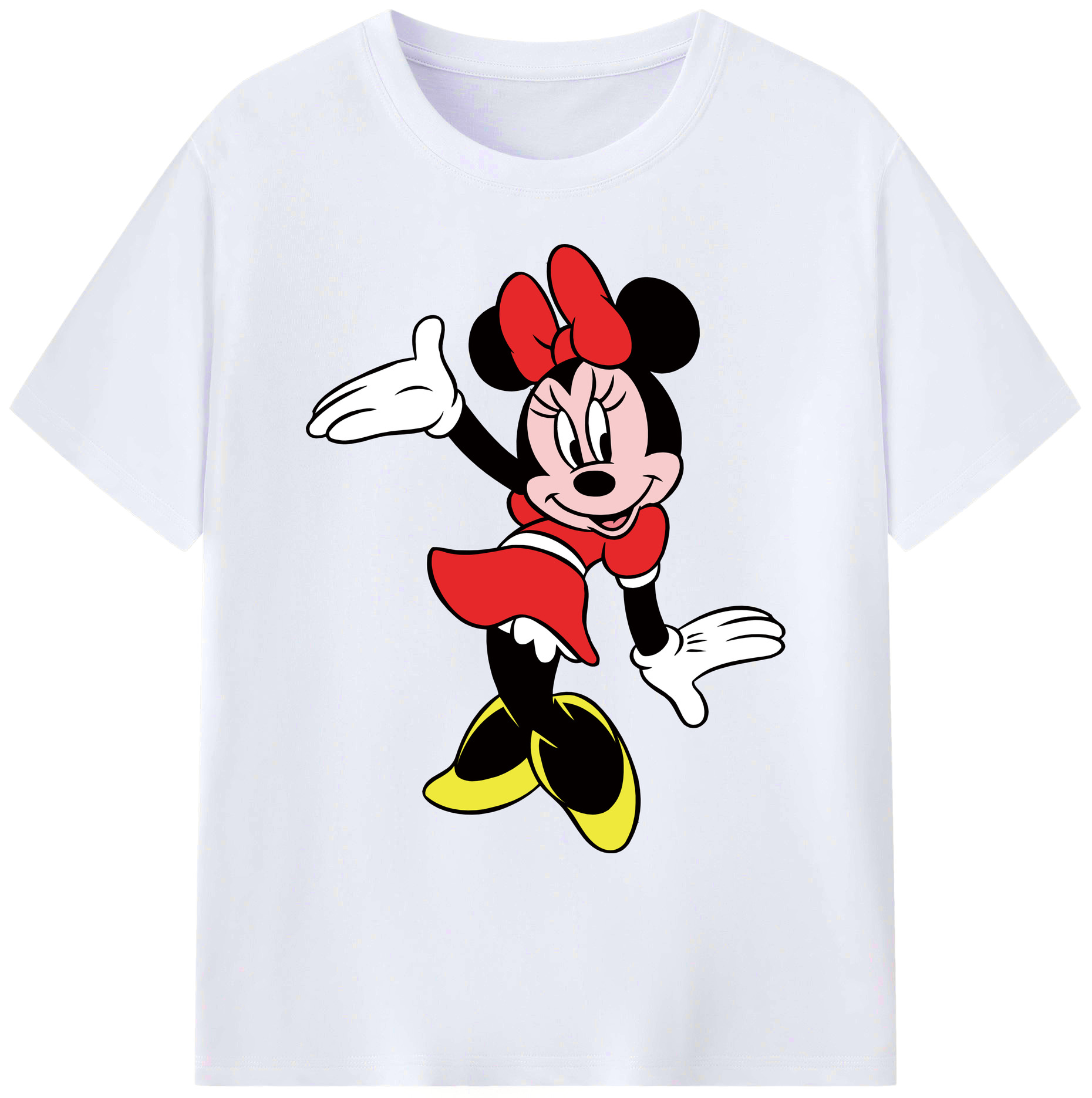 ミッキーマウス Mickey Mouse 綿100％ メンズ半袖Tシャツ｜肌触りやわらか＆通気性