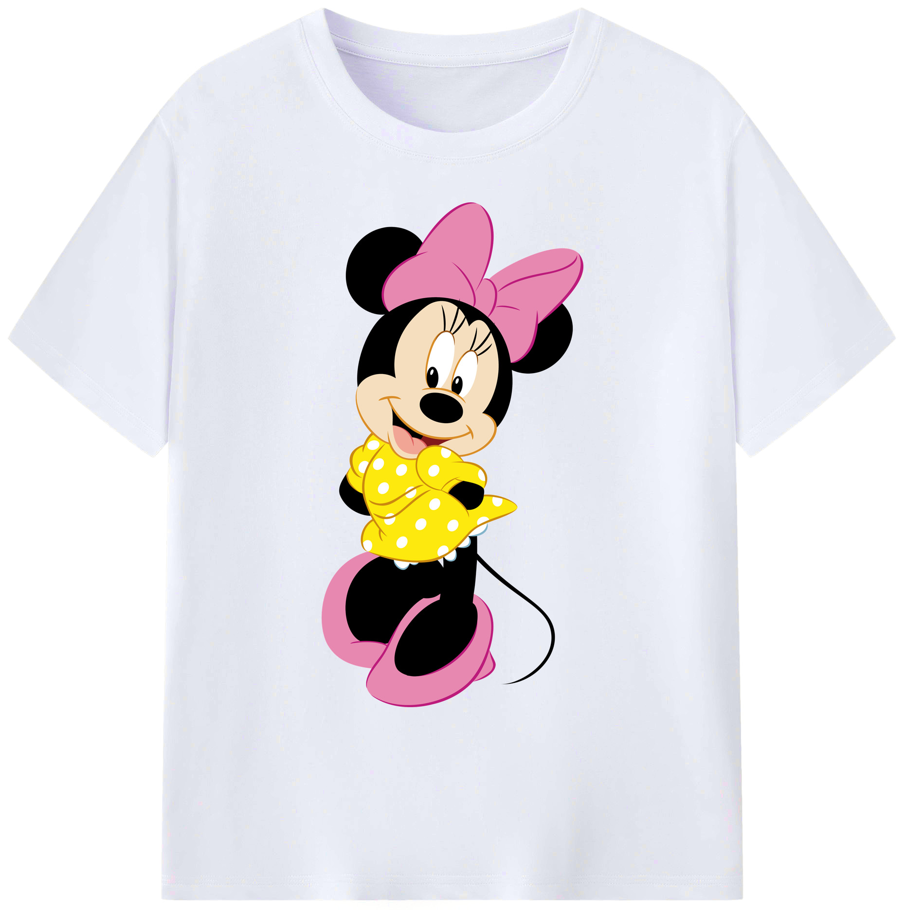 ミッキーマウス Mickey Mouse 綿100％ メンズ半袖Tシャツ｜肌触りやわらか＆通気性