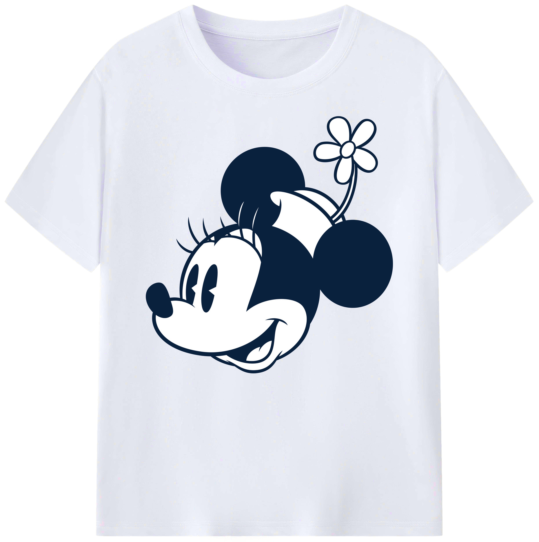 ミッキーマウス Mickey Mouse 綿100％ メンズ半袖Tシャツ｜肌触りやわらか＆通気性