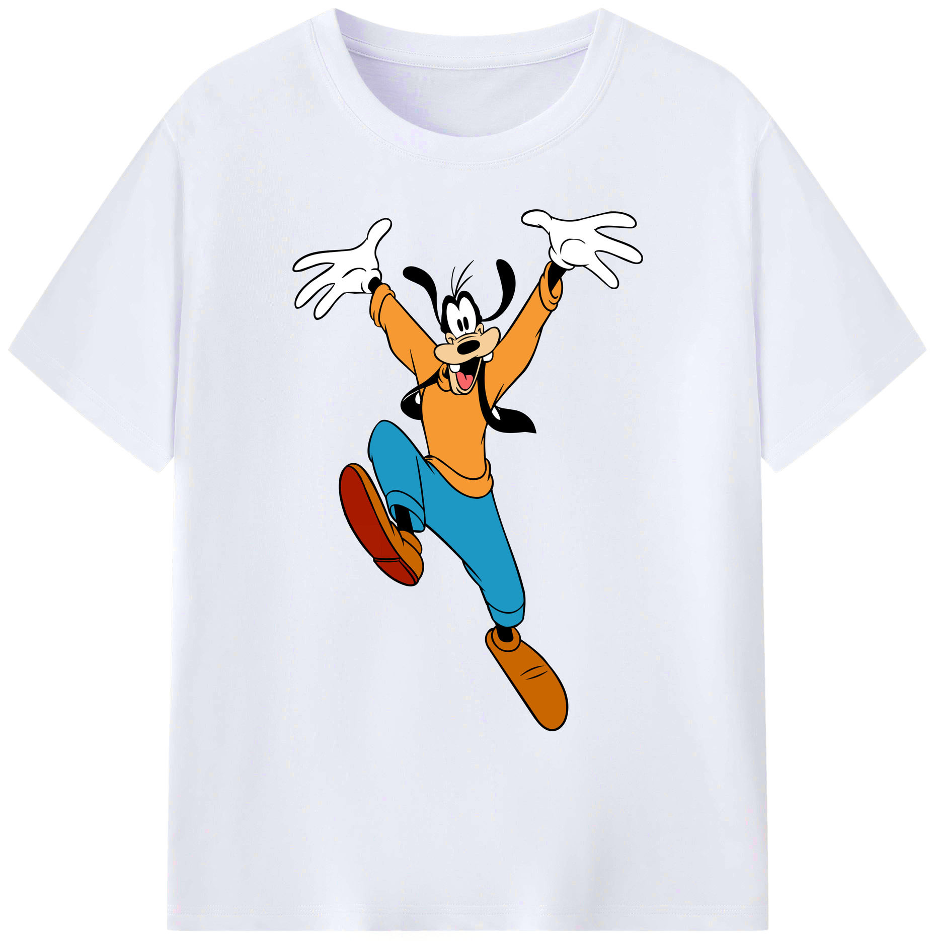 ミッキーマウス Mickey Mouse 綿100％ メンズ半袖Tシャツ｜肌触りやわらか＆通気性