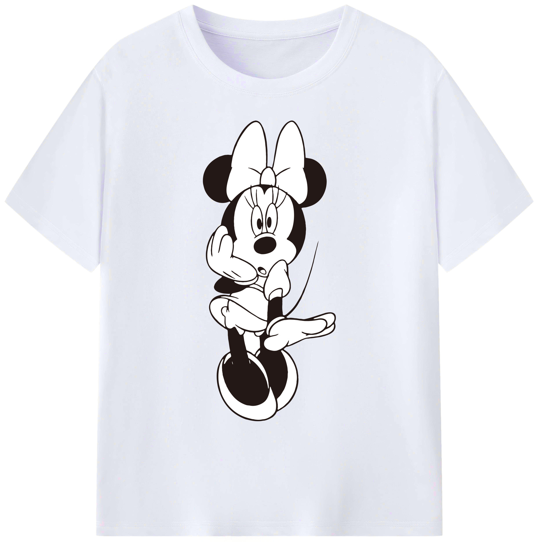 ミッキーマウス Mickey Mouse 綿100％ メンズ半袖Tシャツ｜肌触りやわらか＆通気性