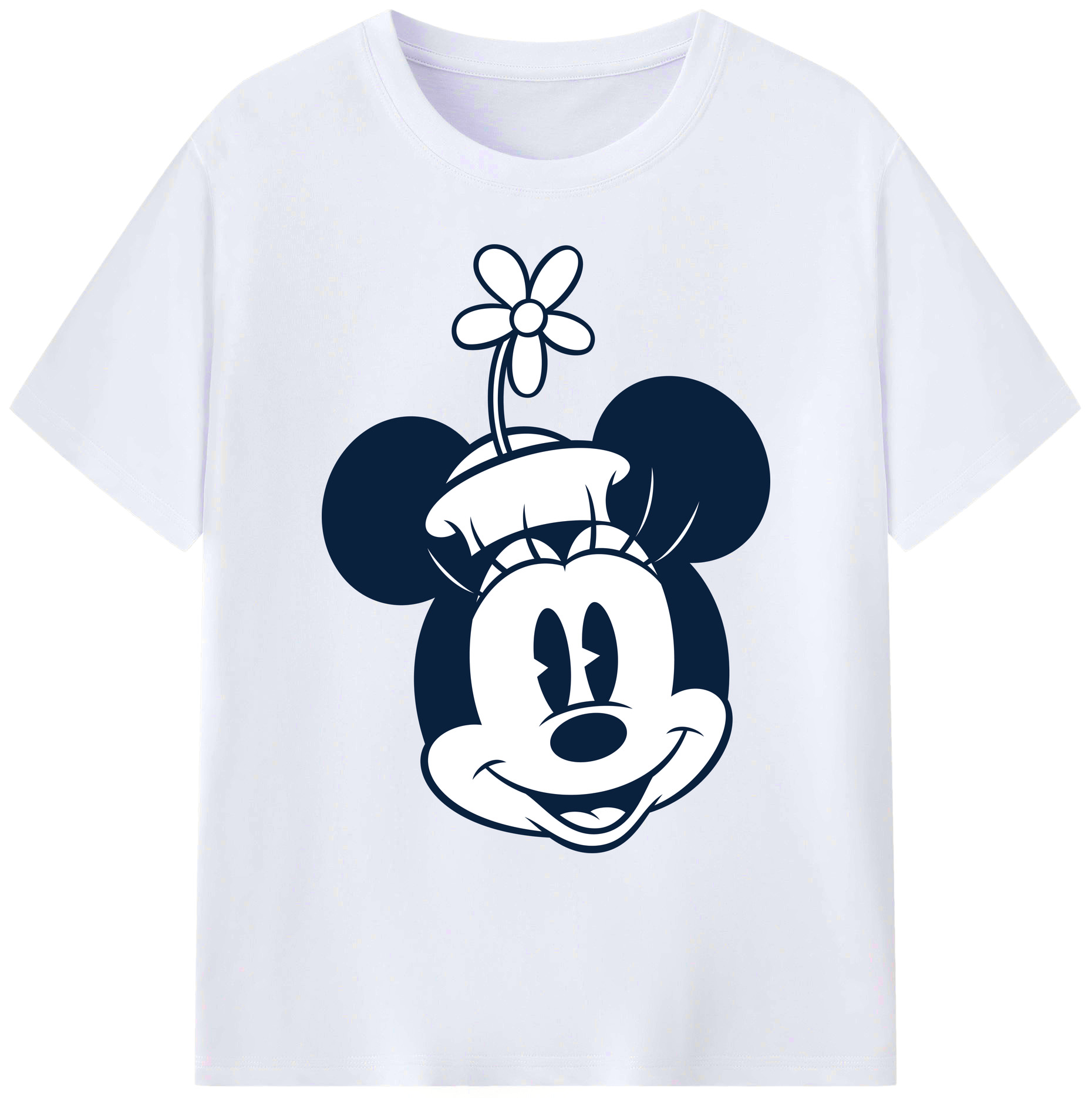 ミッキーマウス Mickey Mouse 綿100％ メンズ半袖Tシャツ｜肌触りやわらか＆通気性