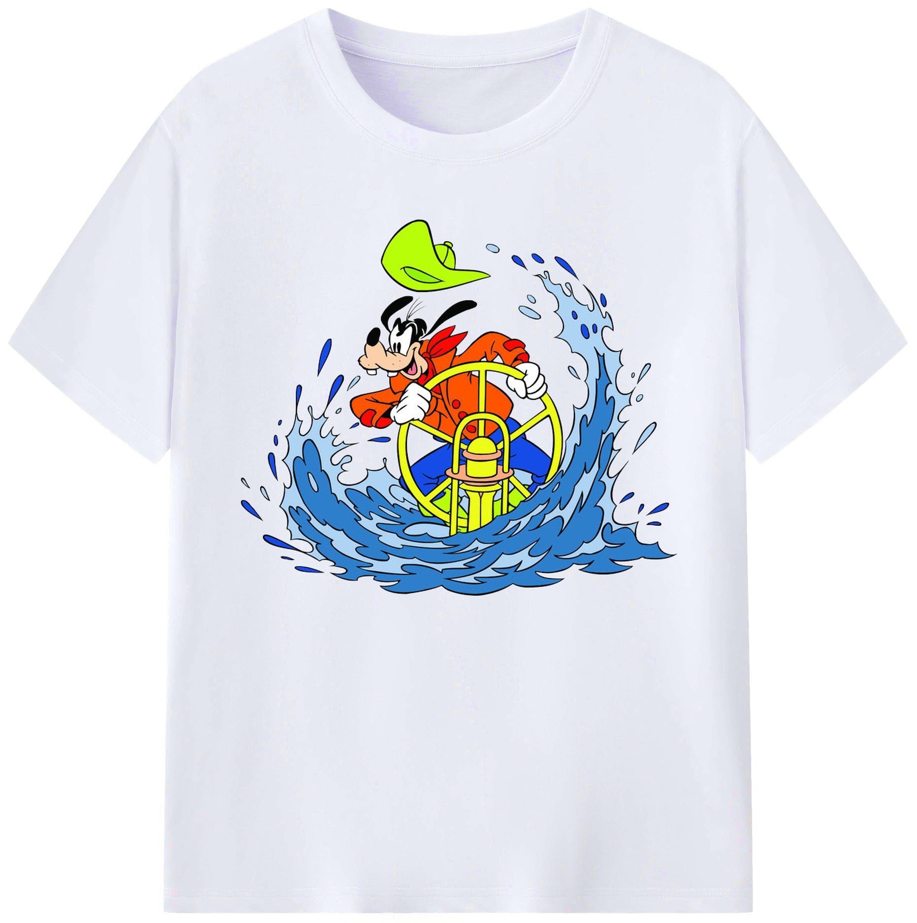 ミッキーマウス Mickey Mouse 綿100％ メンズ半袖Tシャツ｜肌触りやわらか＆通気性