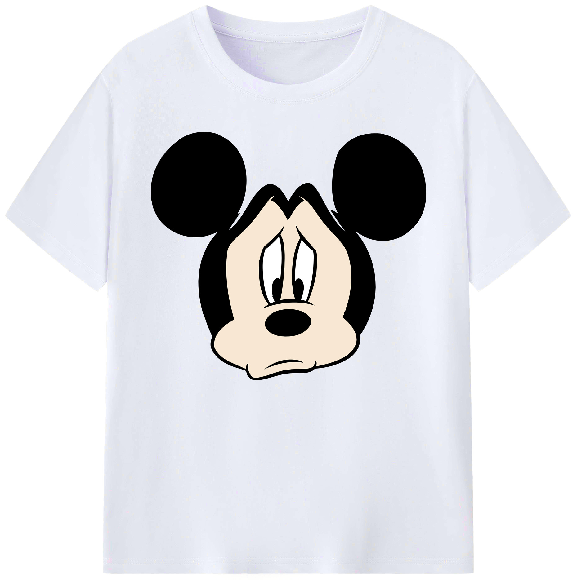 ミッキーマウス Mickey Mouse 綿100％ メンズ半袖Tシャツ｜肌触りやわらか＆通気性