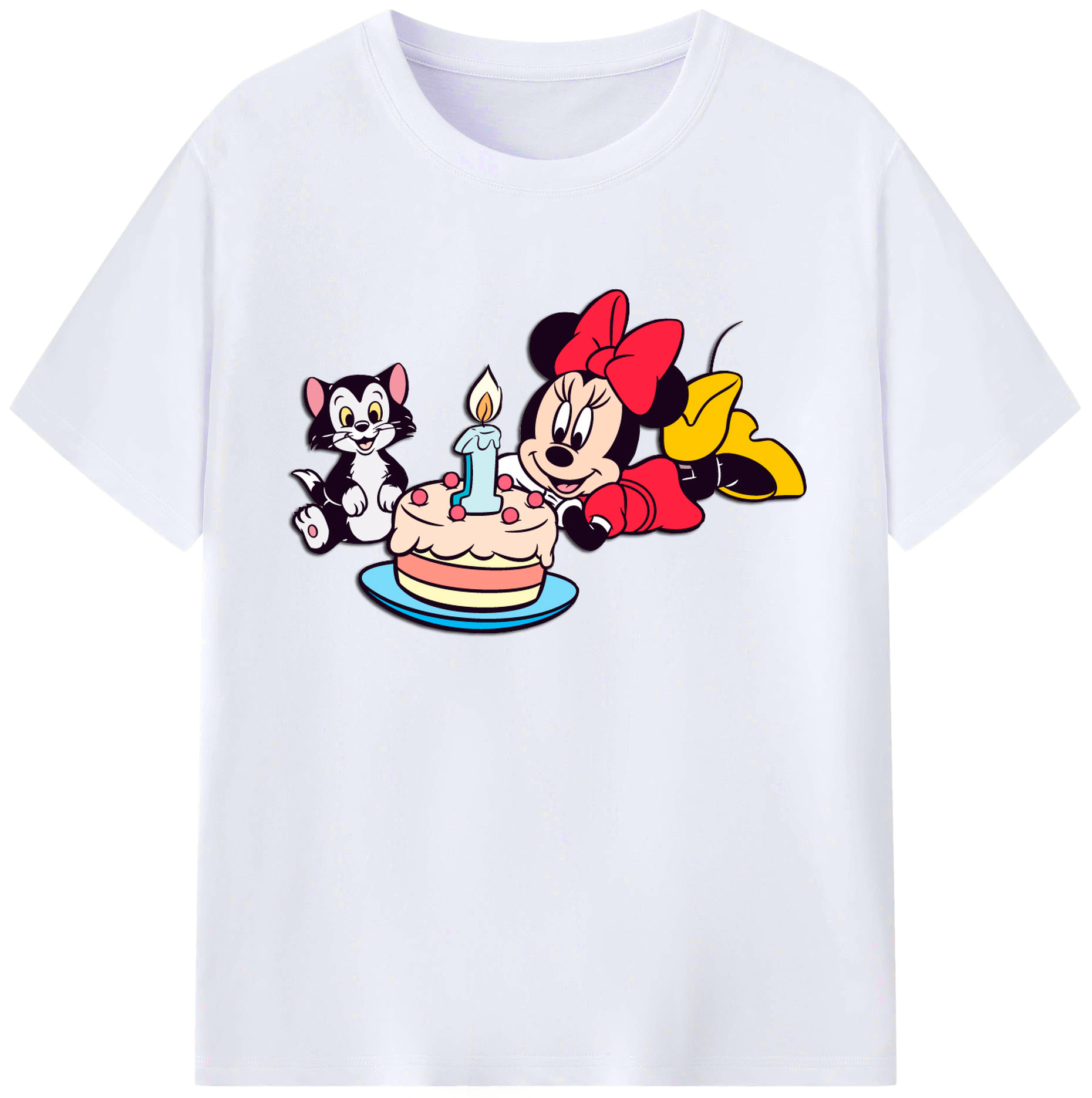 ミッキーマウス Mickey Mouse 綿100％ メンズ半袖Tシャツ｜肌触りやわらか＆通気性