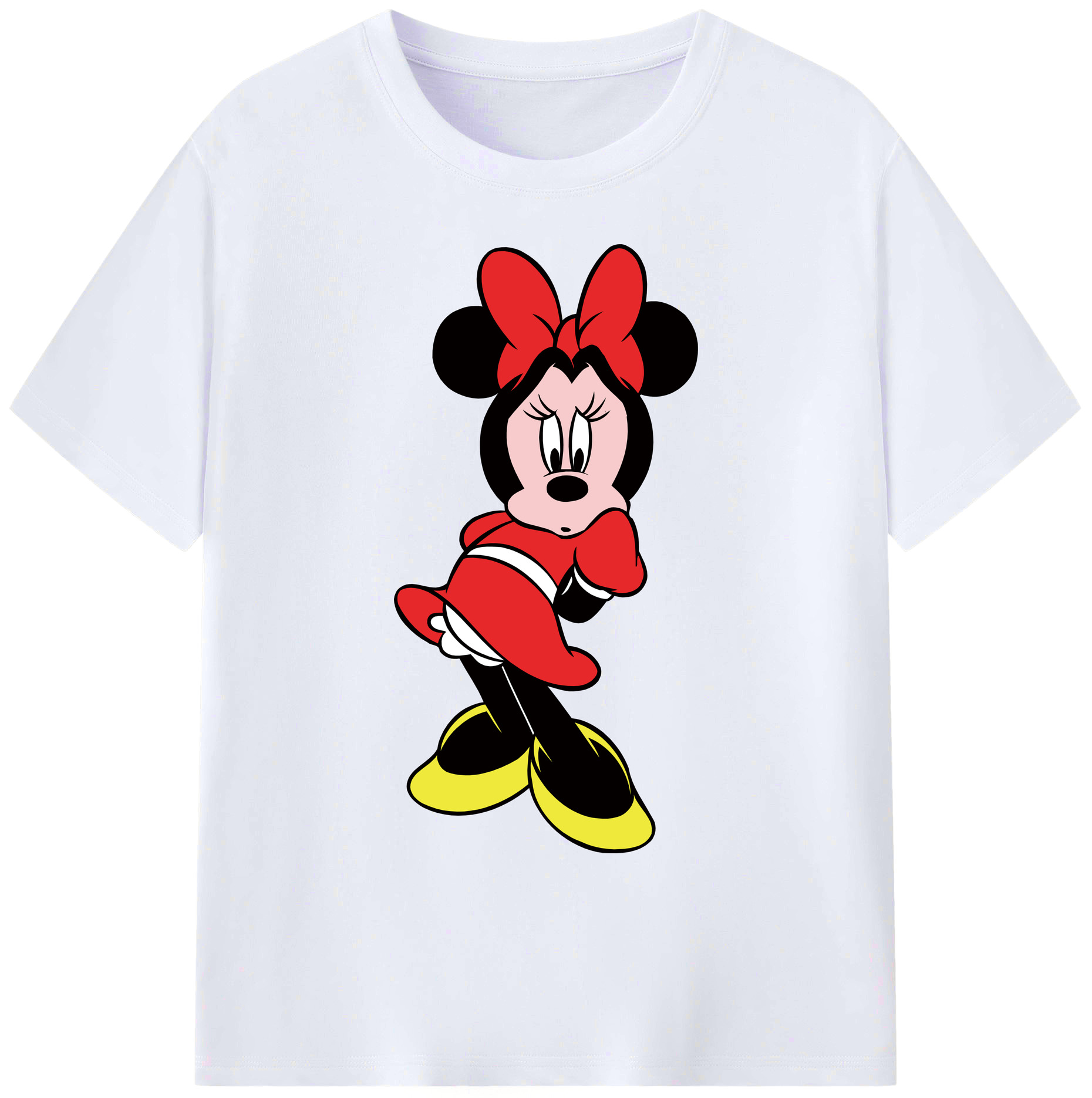 ミッキーマウス Mickey Mouse 綿100％ メンズ半袖Tシャツ｜肌触りやわらか＆通気性
