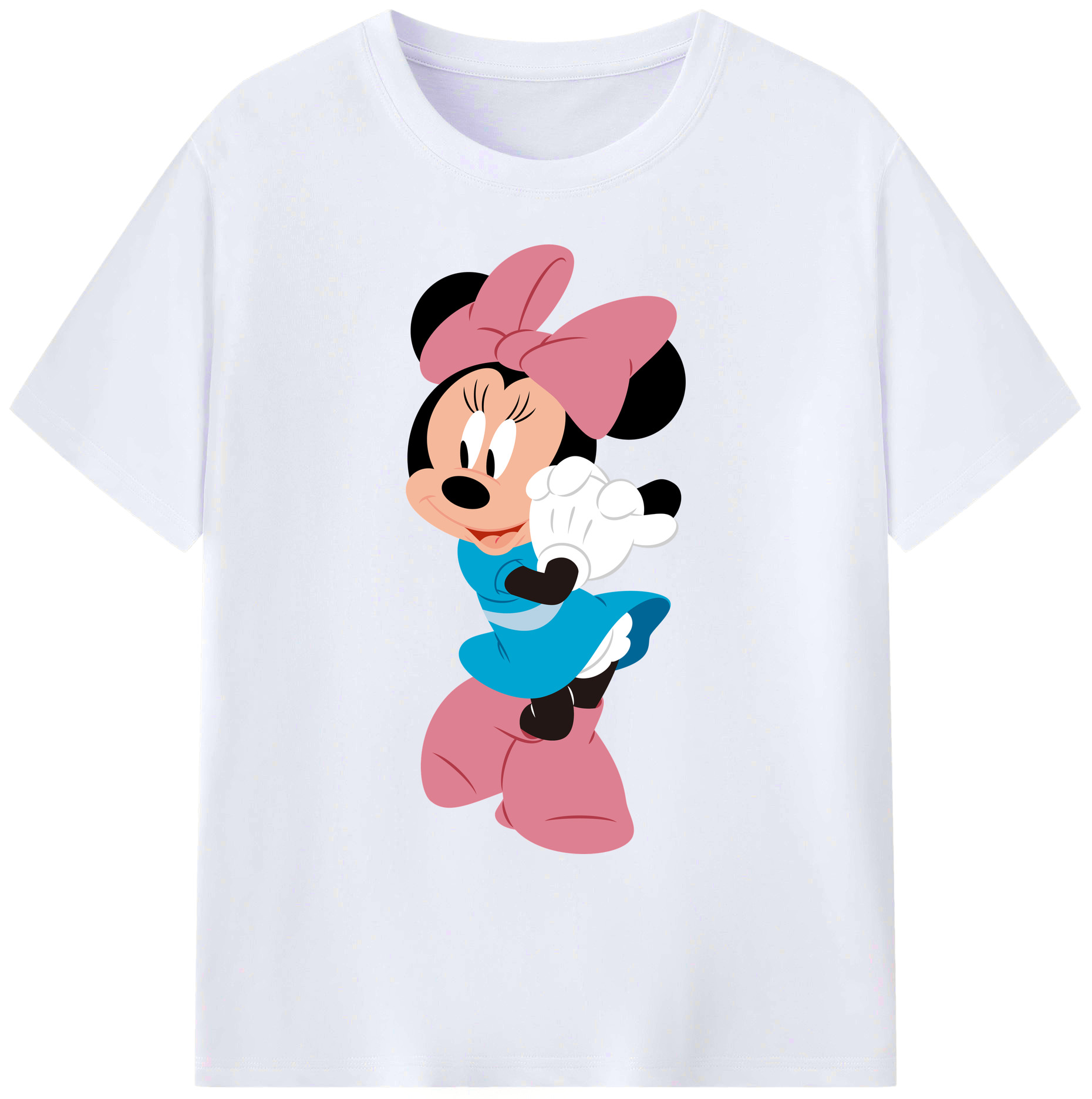 ミッキーマウス Mickey Mouse 綿100％ メンズ半袖Tシャツ｜肌触りやわらか＆通気性