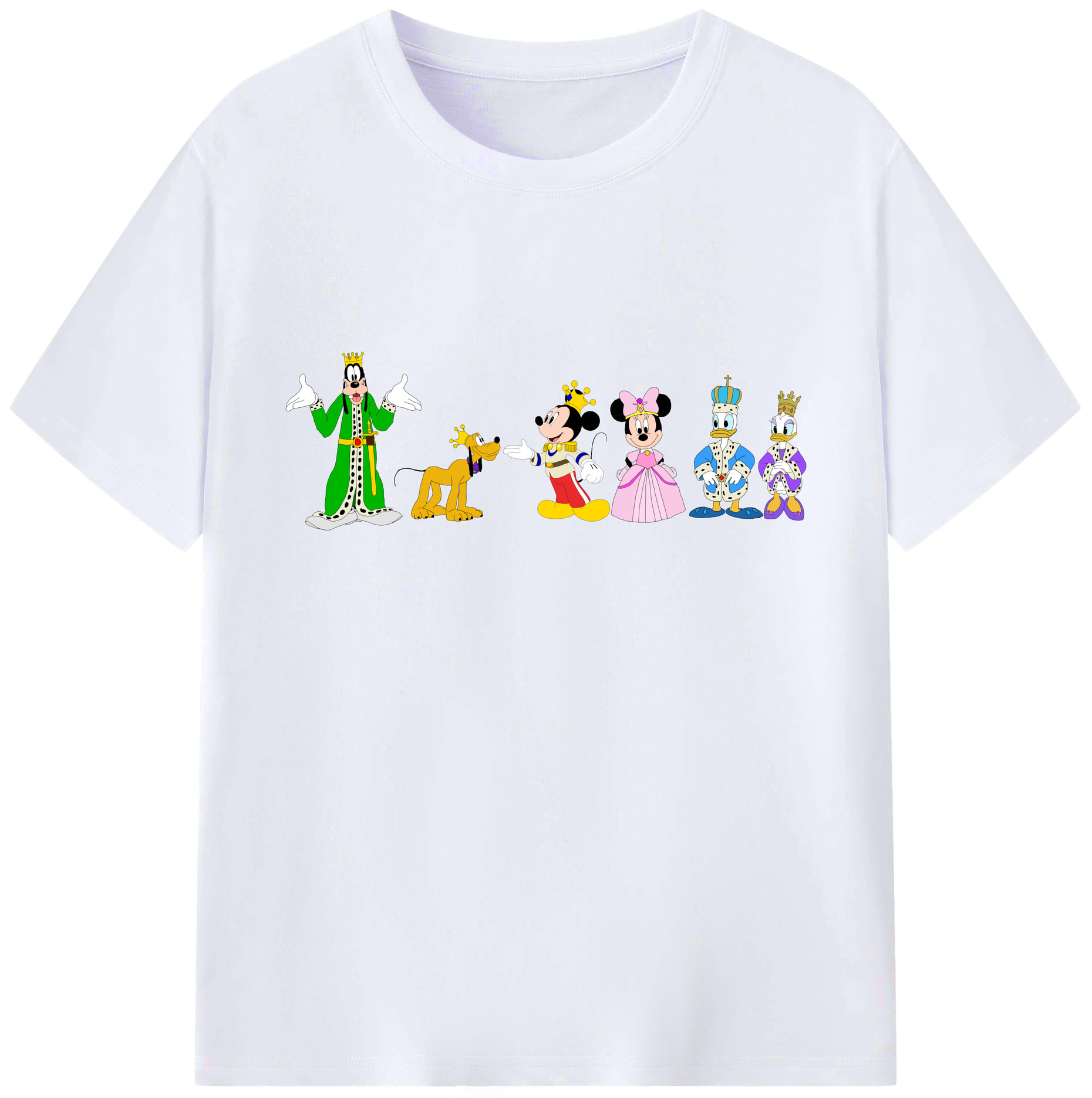 ミッキーマウス Mickey Mouse 綿100％ メンズ半袖Tシャツ｜肌触りやわらか＆通気性
