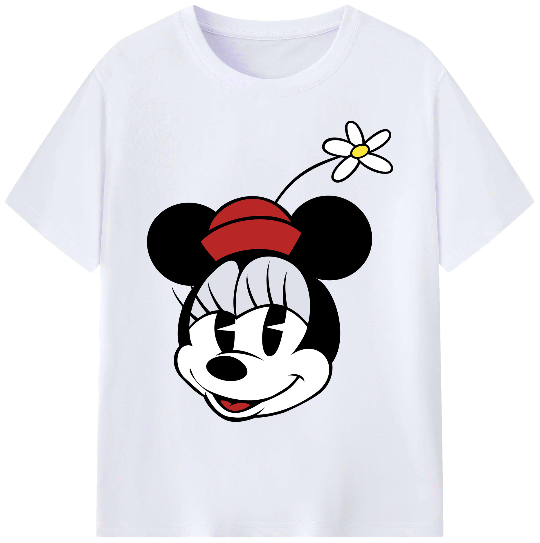 ミッキーマウス Mickey Mouse 綿100％ メンズ半袖Tシャツ｜肌触りやわらか＆通気性
