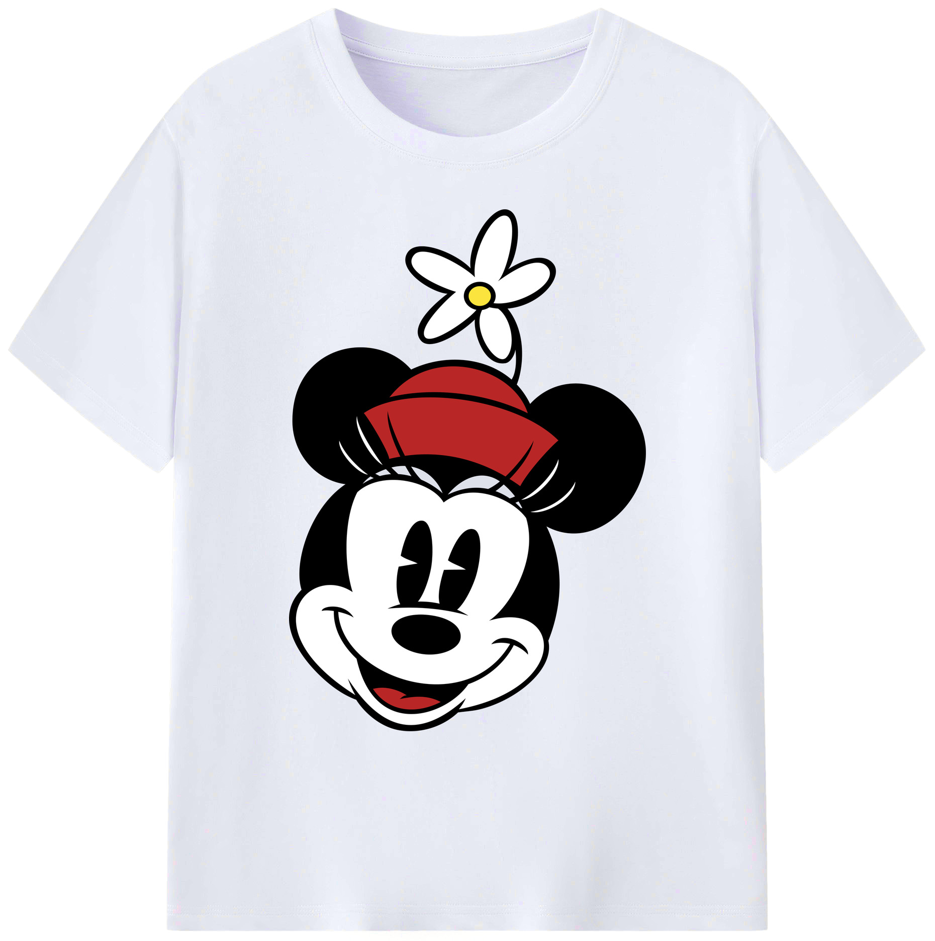 ミッキーマウス Mickey Mouse 綿100％ メンズ半袖Tシャツ｜肌触りやわらか＆通気性