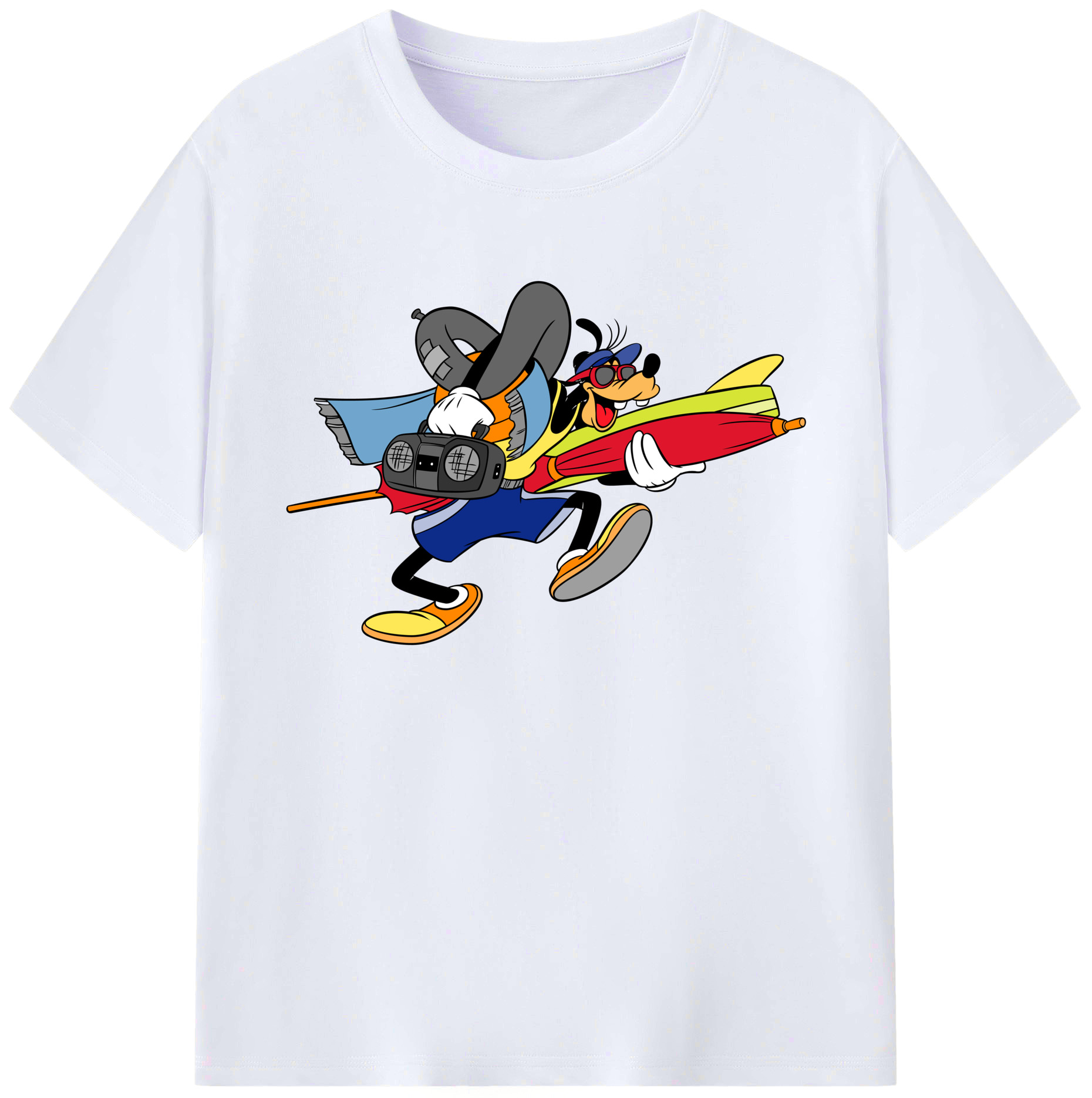 ミッキーマウス Mickey Mouse 綿100％ メンズ半袖Tシャツ｜肌触りやわらか＆通気性