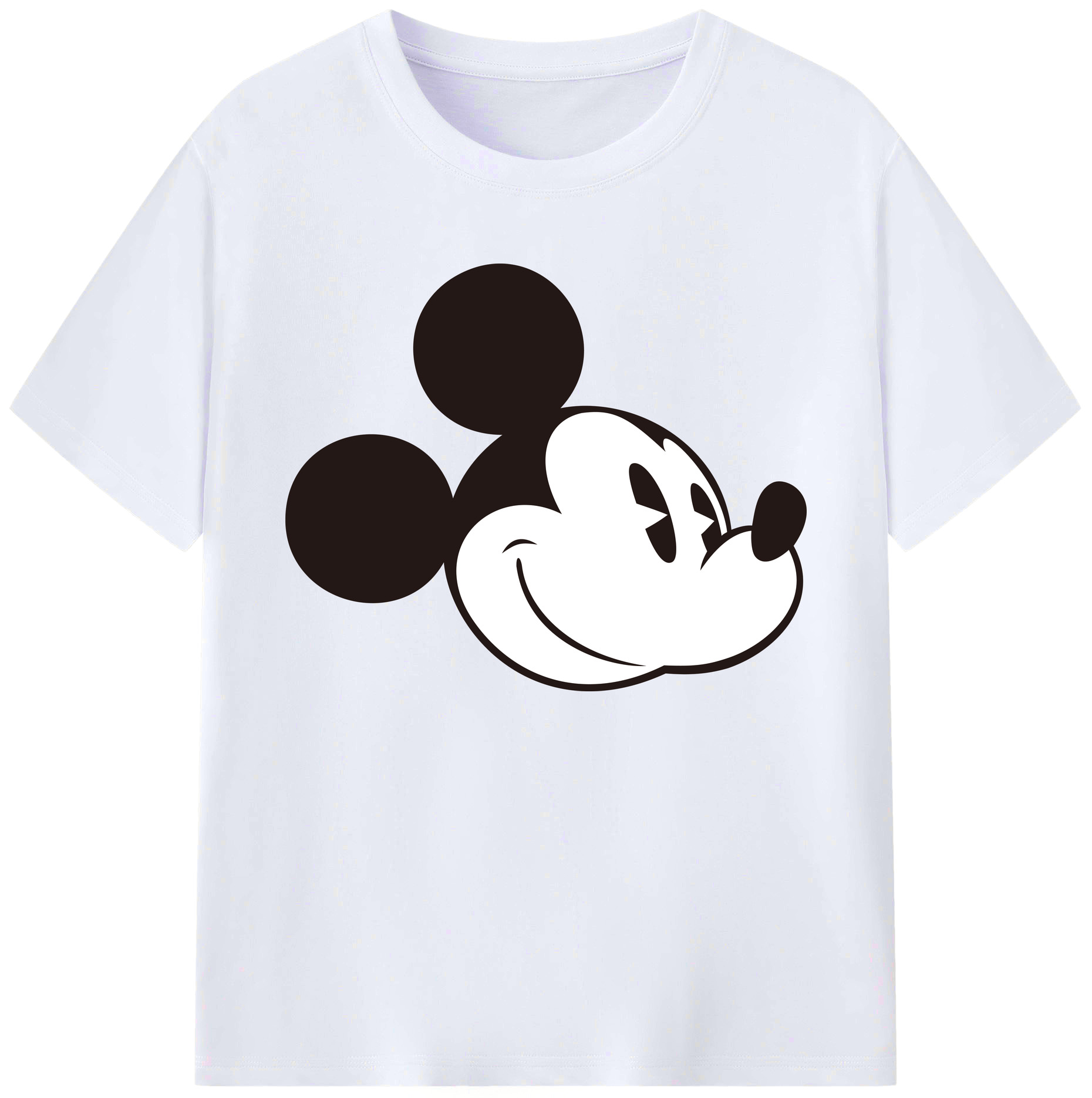 ミッキーマウス Mickey Mouse 綿100％ メンズ半袖Tシャツ｜肌触りやわらか＆通気性