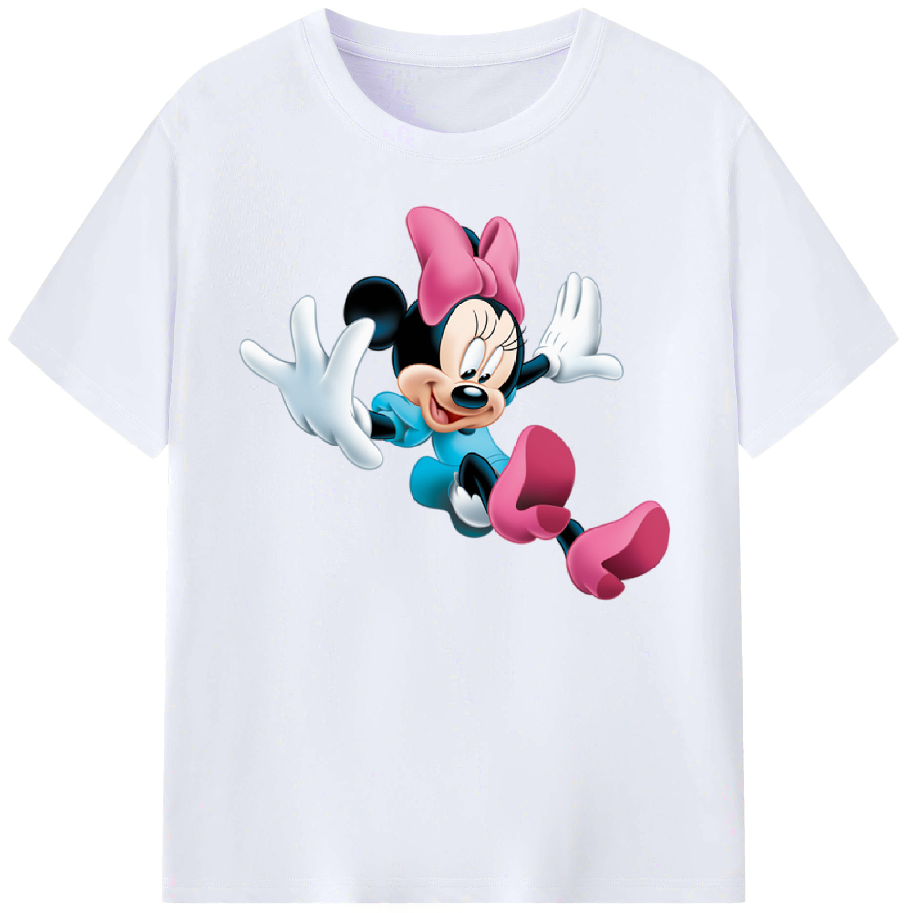 ミッキーマウス Mickey Mouse 綿100％ メンズ半袖Tシャツ｜肌触りやわらか＆通気性