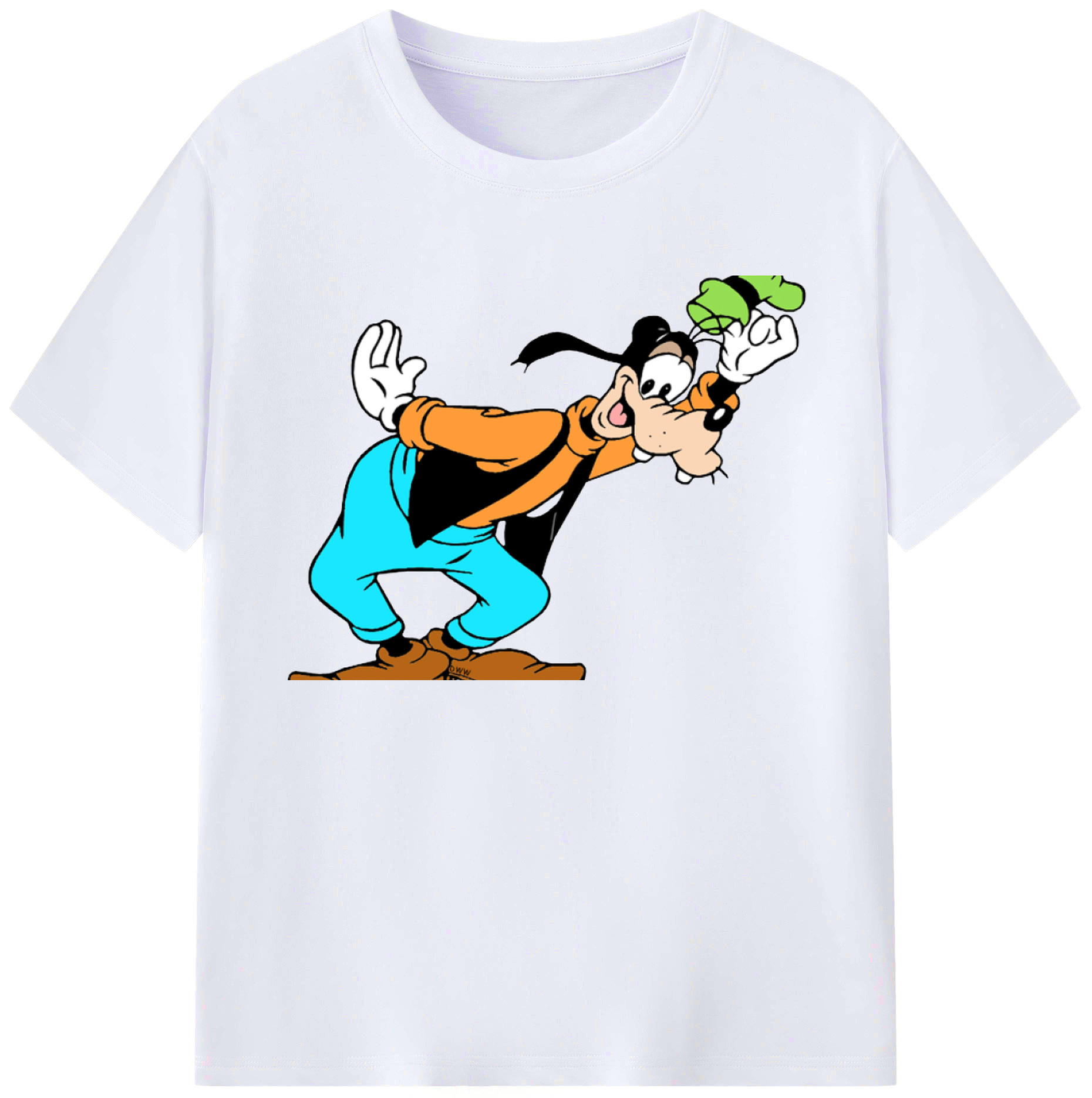 ミッキーマウス Mickey Mouse 綿100％ メンズ半袖Tシャツ｜肌触りやわらか＆通気性