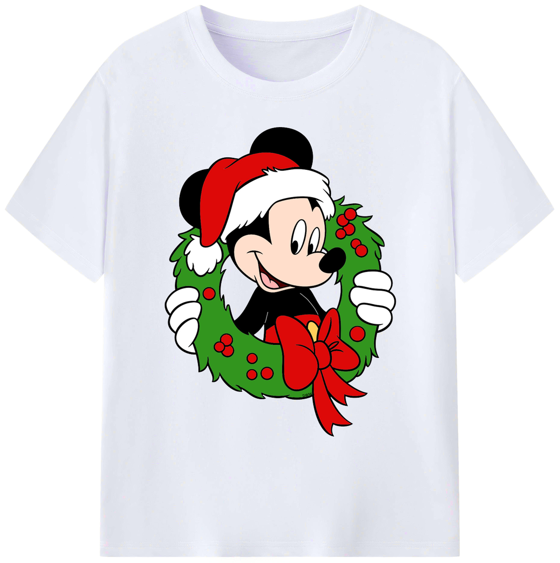ミッキーマウス Mickey Mouse 綿100％ メンズ半袖Tシャツ｜肌触りやわらか＆通気性