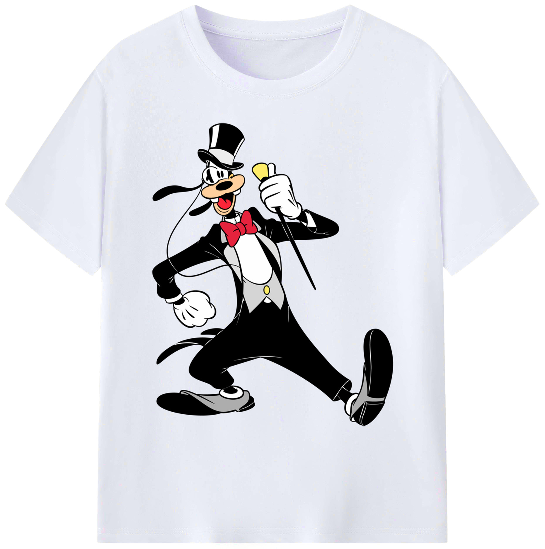 ミッキーマウス Mickey Mouse 綿100％ メンズ半袖Tシャツ｜肌触りやわらか＆通気性