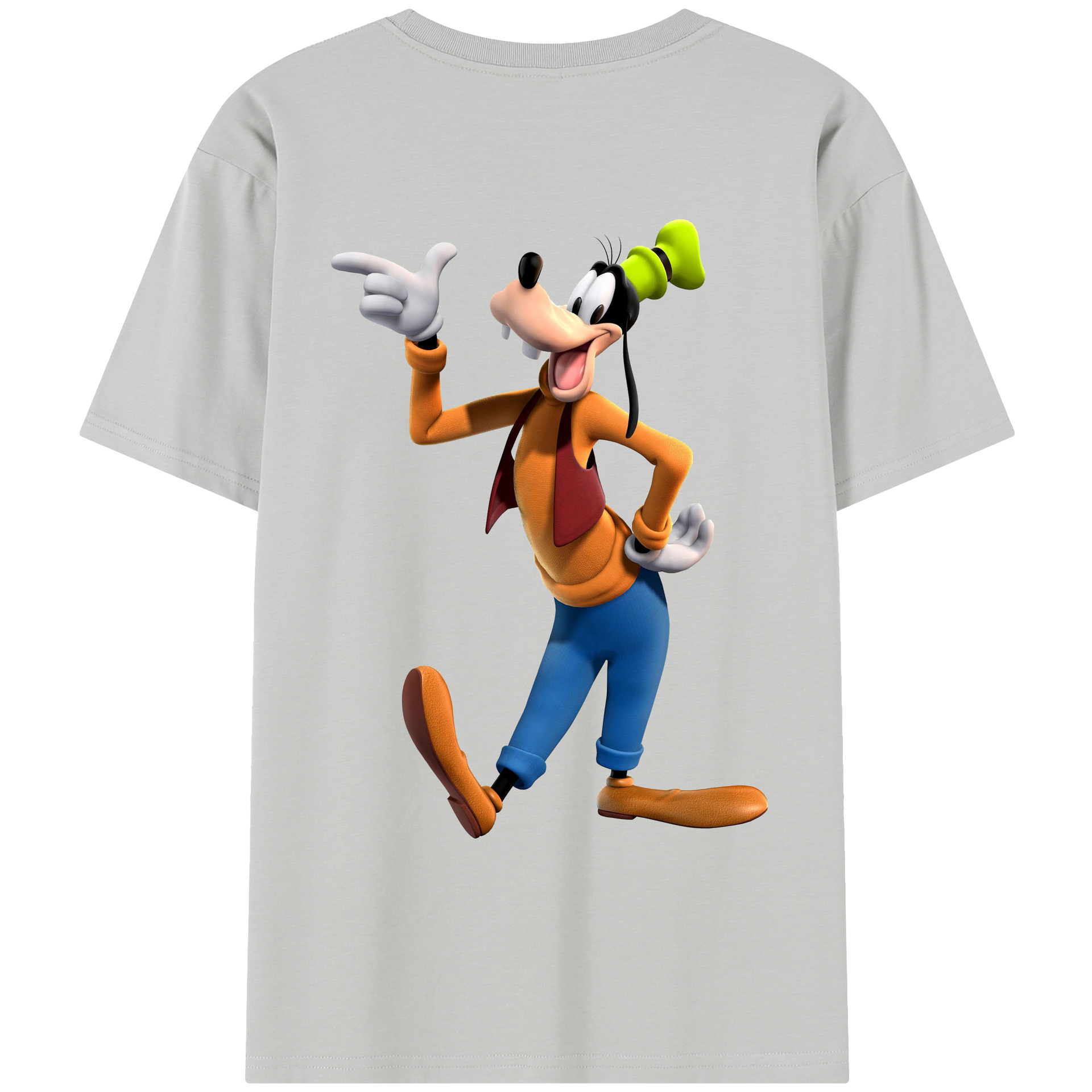 （画像用） ミッキーマウス Mickey Mouse レディース半袖Tシャツ(バックプリント)